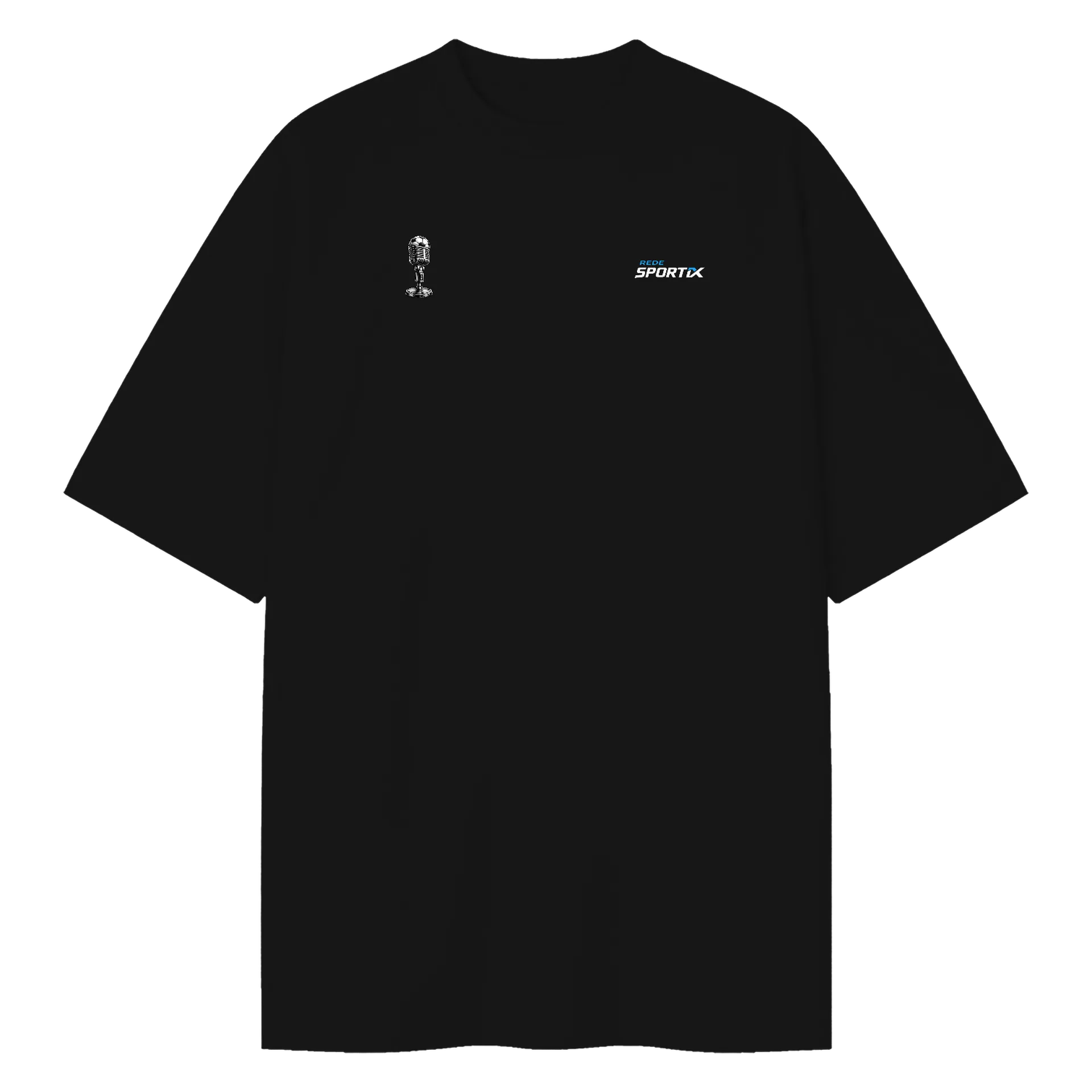 Camiseta Oversized O Microfone "Old School" - Imagem 1