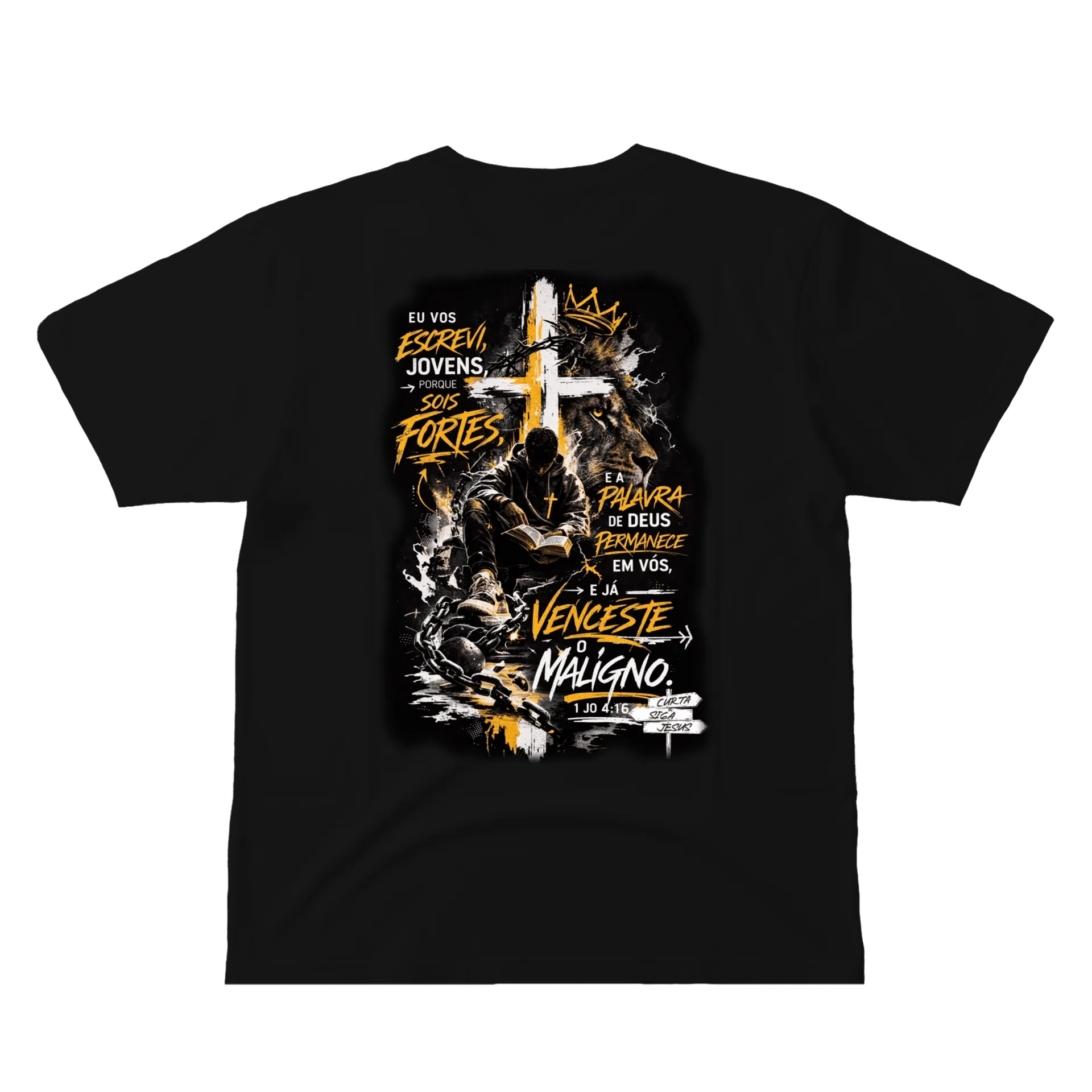 Camiseta Blessed Arcanjo Personalizada 100% Algodão de Arcanjo Blessed