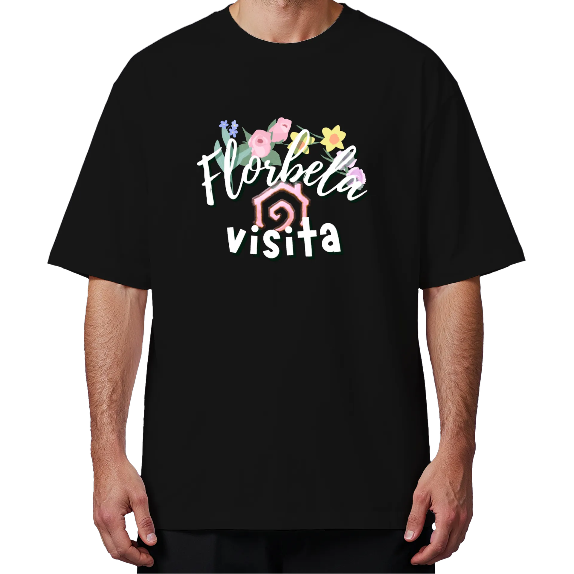 Camiseta Oversized Florbela Visita - Imagem 4