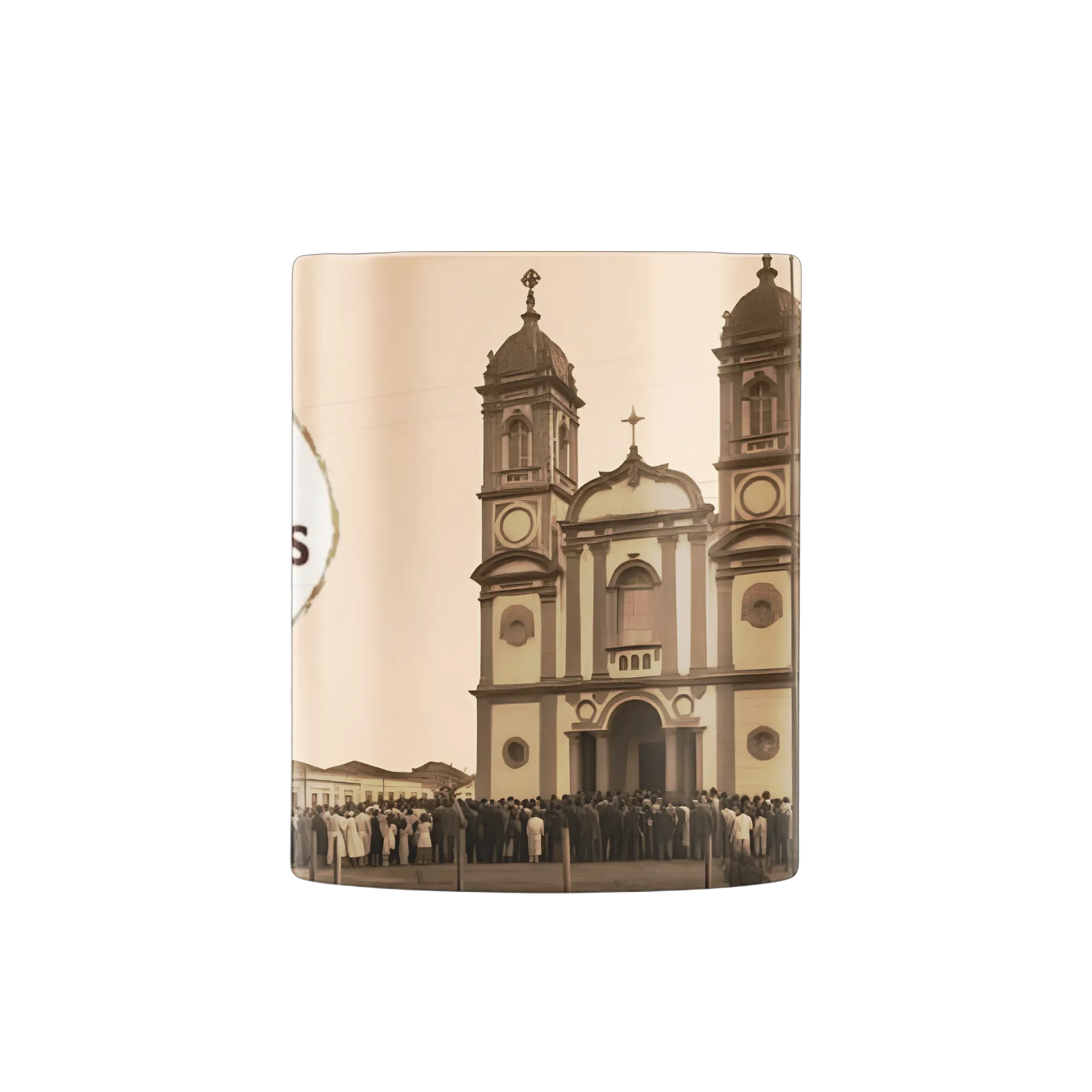 Caneca personalizada - Igreja Matriz Centro de Barretos-SP de Barretos & Lembranças Exclusivas! — imagem 2 de 4