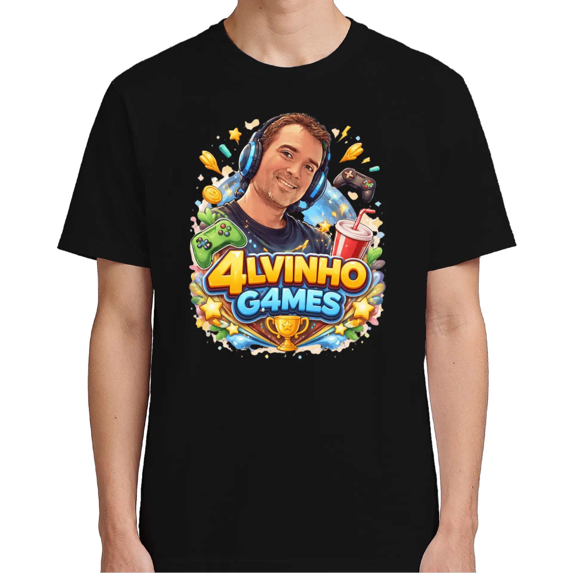 Camiseta Alvinho Games 1 - Imagem 5