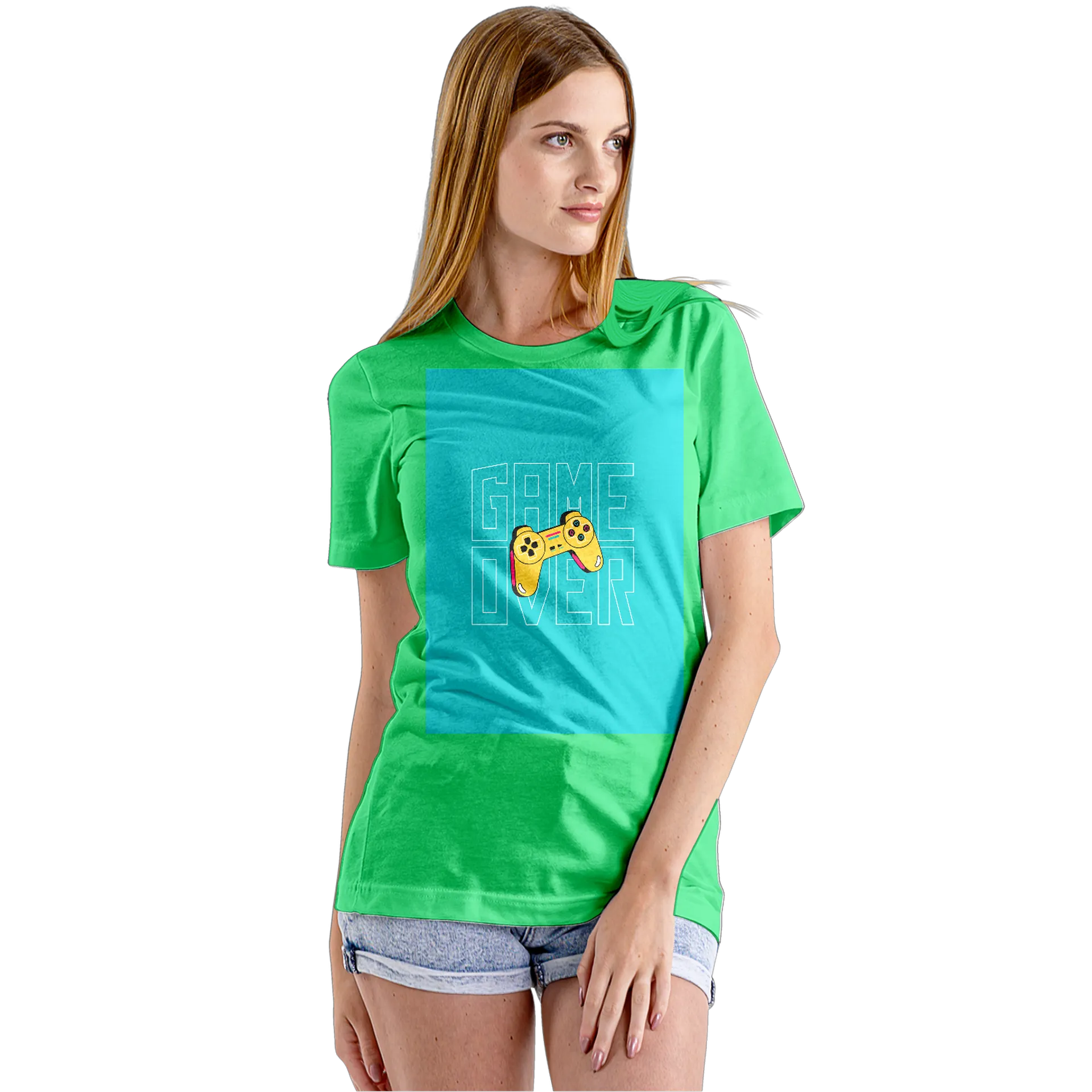 Camiseta Babylook Documento Game Verde 100% Algodão de Gameon19 — imagem 5 de 5