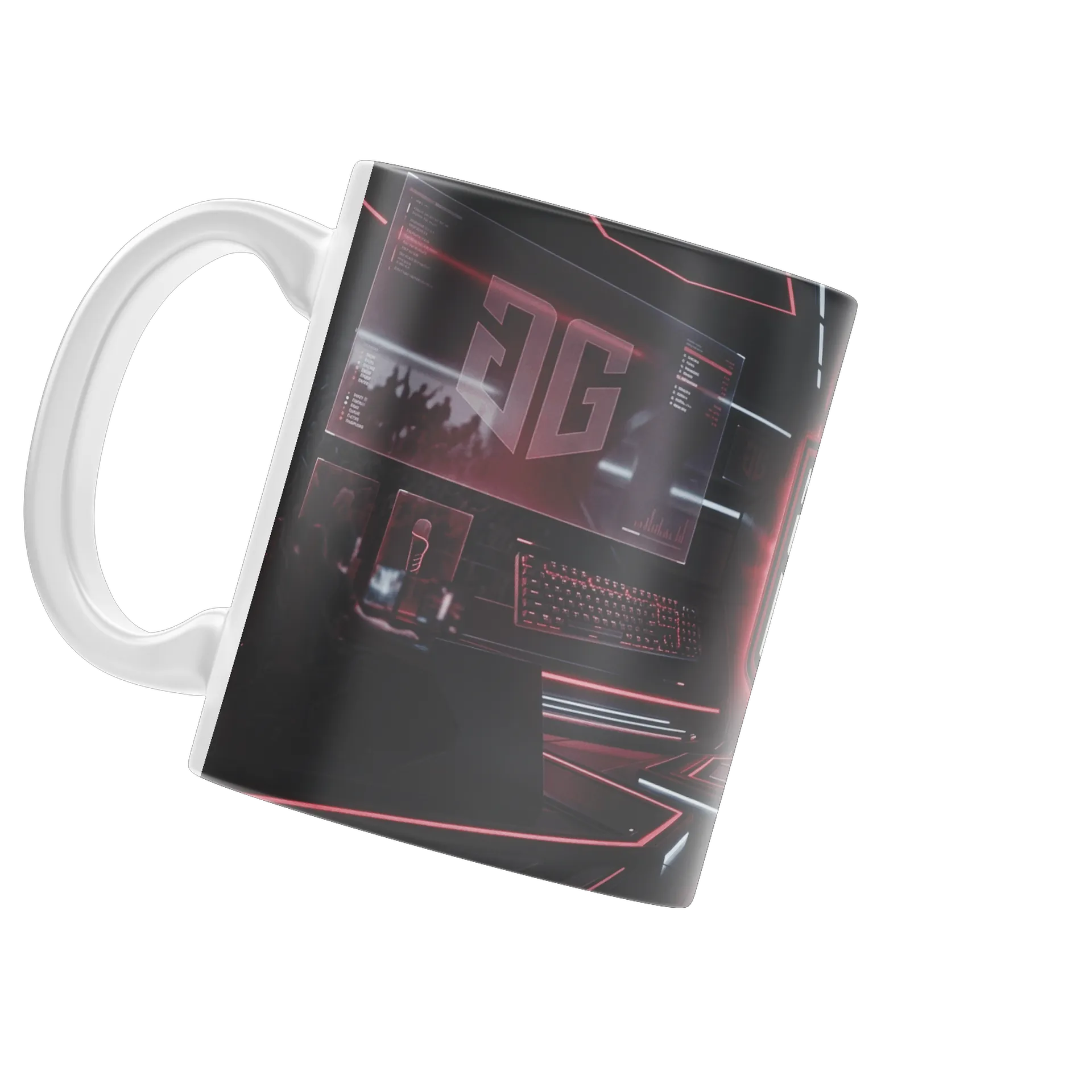 Caneca Porcelana Grito Gamer 325ml de New Team GG — imagem 3 de 4