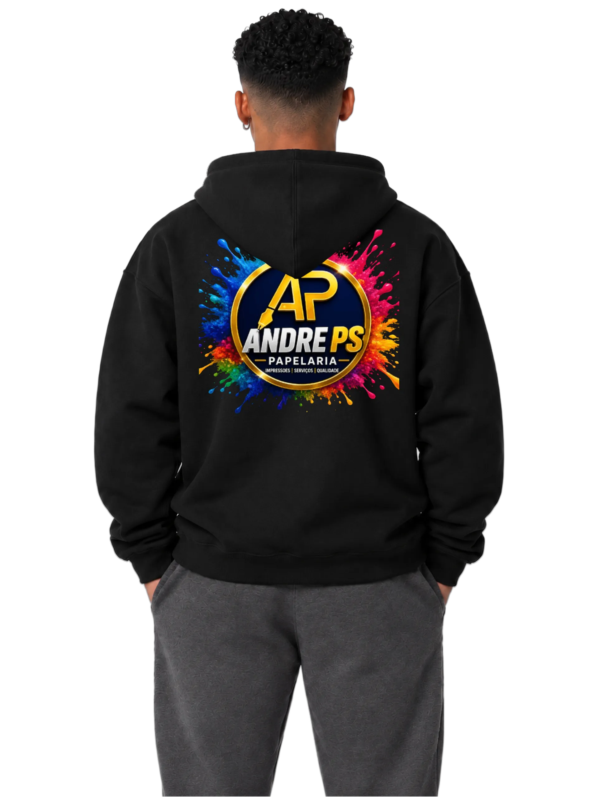 Blusa de moletom personalizada de Andre ps — imagem 4 de 6