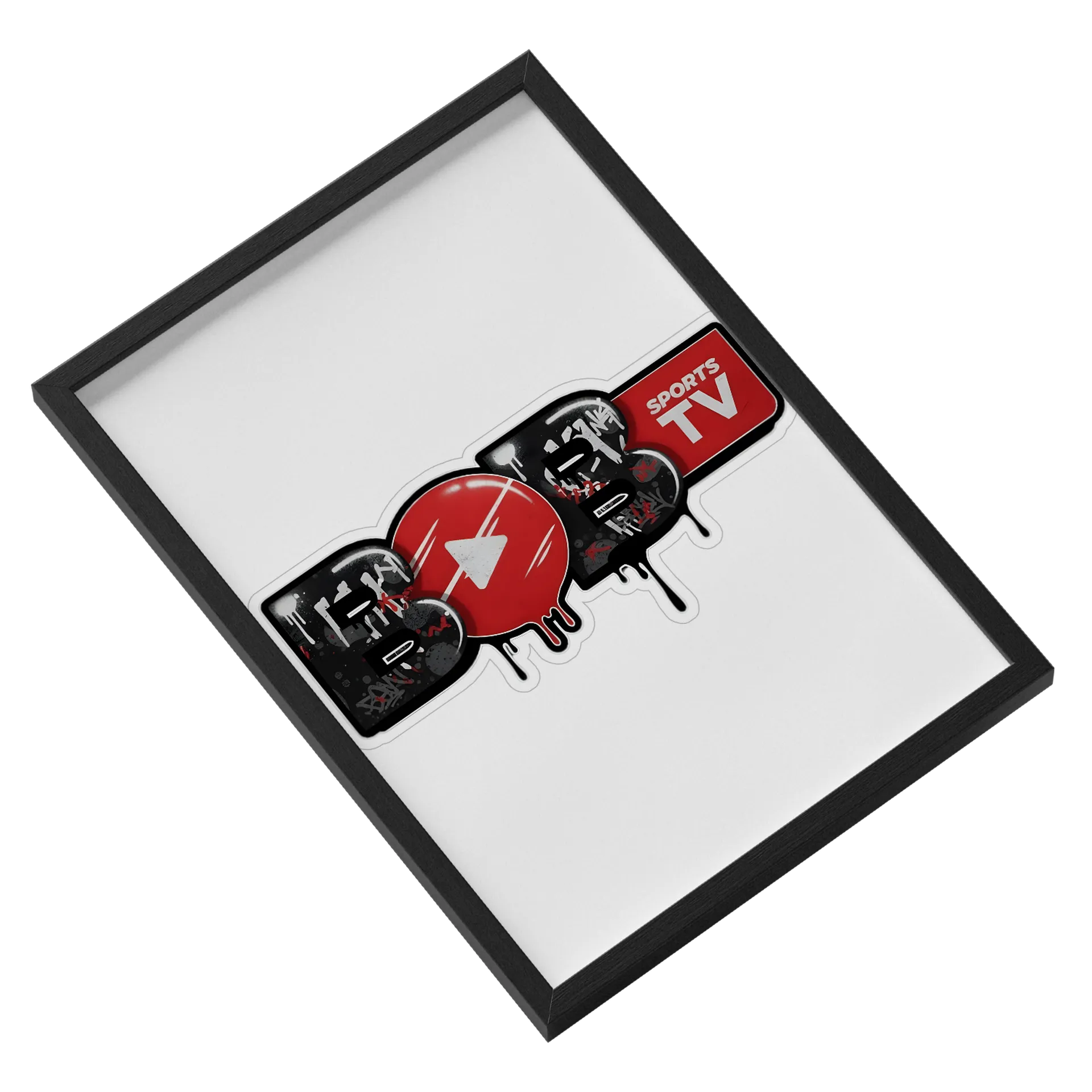 Quadro A3 Bob TV Com Vidro - Imagem 2