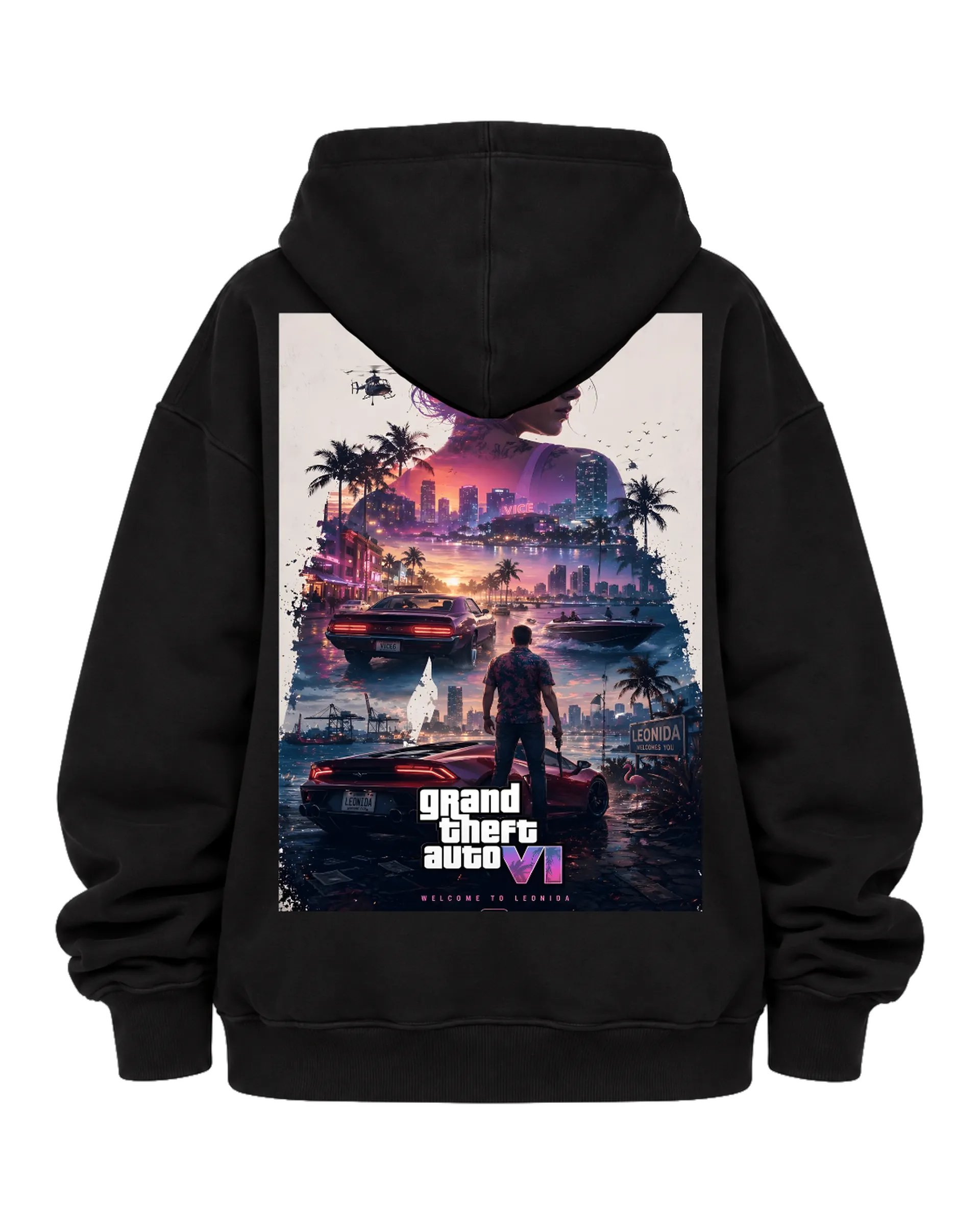 Blusa de moletom personalizada do GTA VI de VINNY KBULOSO OFICIAL — imagem 6 de 6