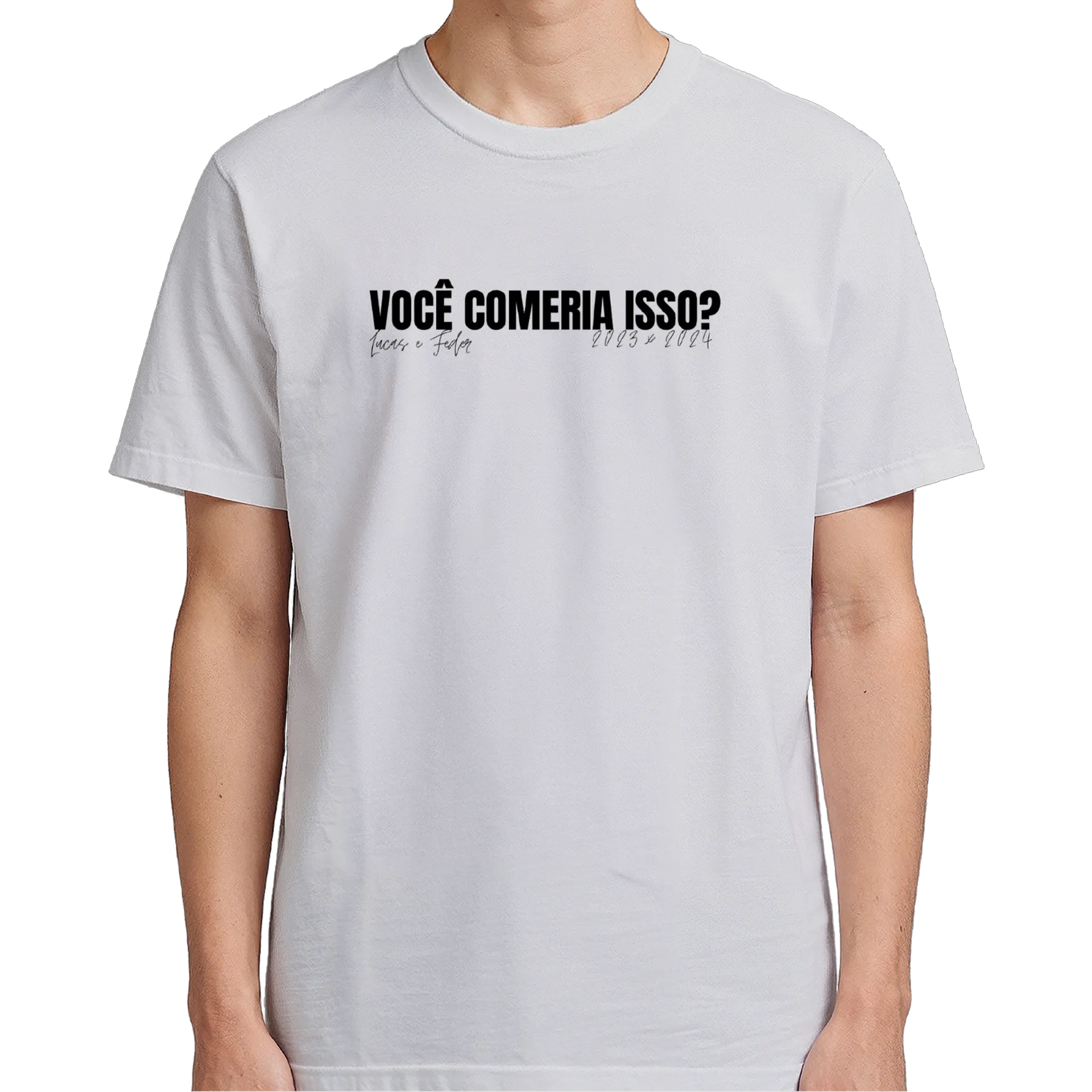 VOCÊ COMERIA ISSO? #1 - Camiseta: Lucas & Feder - Imagem 5
