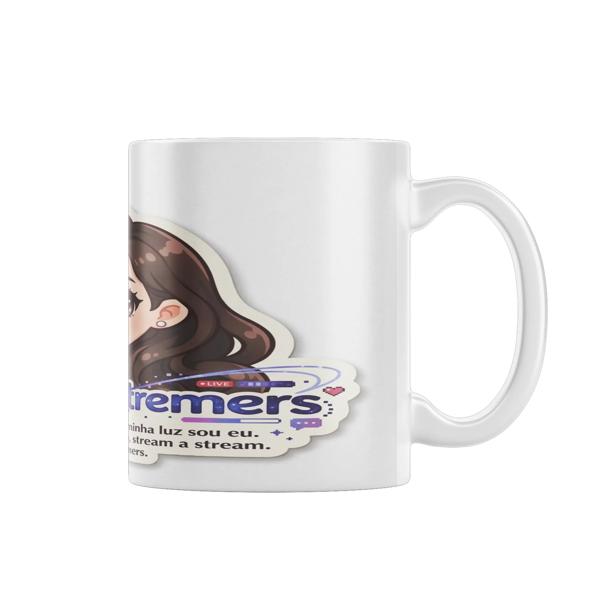 Caneca Streamer Naychronstreamers Cartoon 325ml - Imagem 2