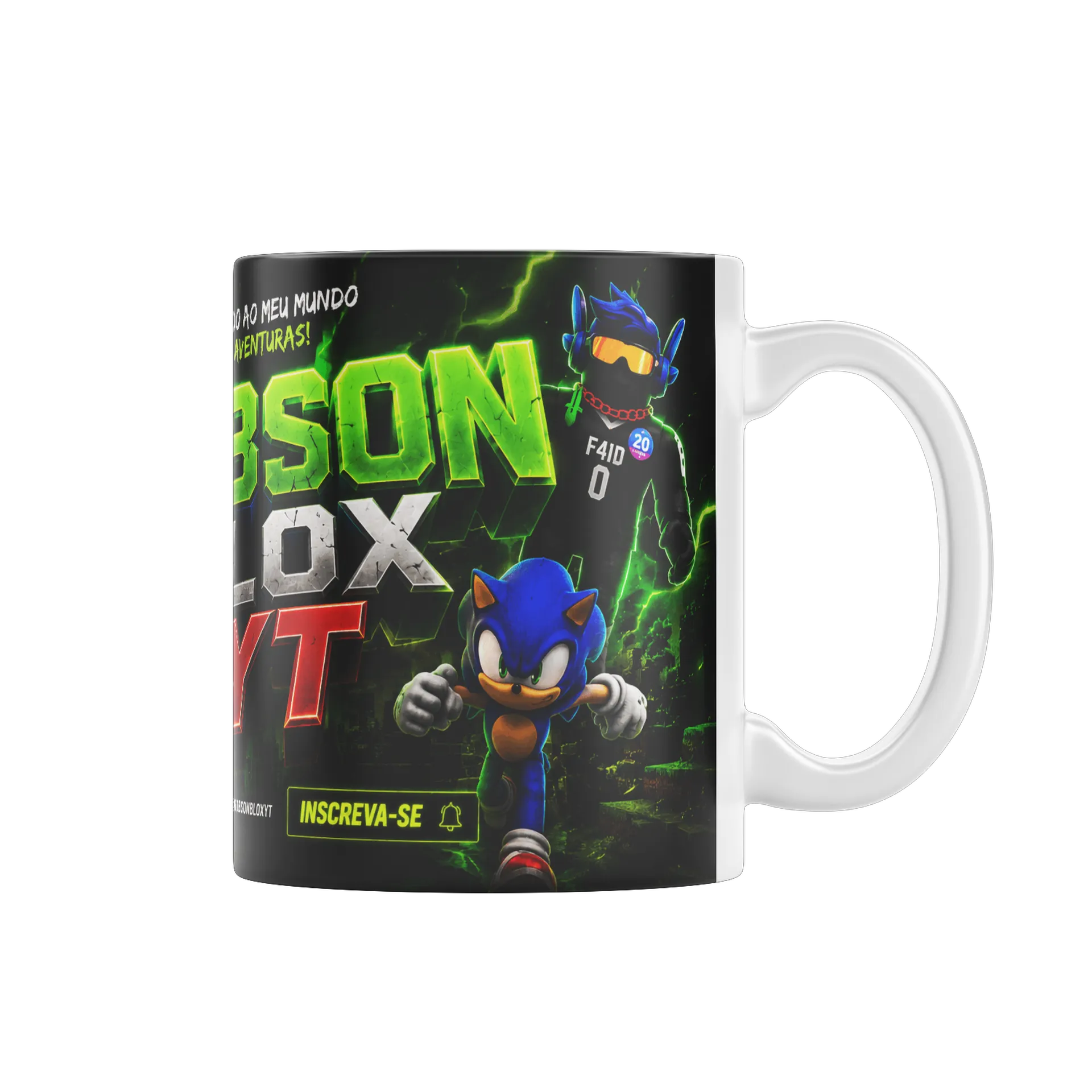 Caneca do robson blox yt - Imagem 1