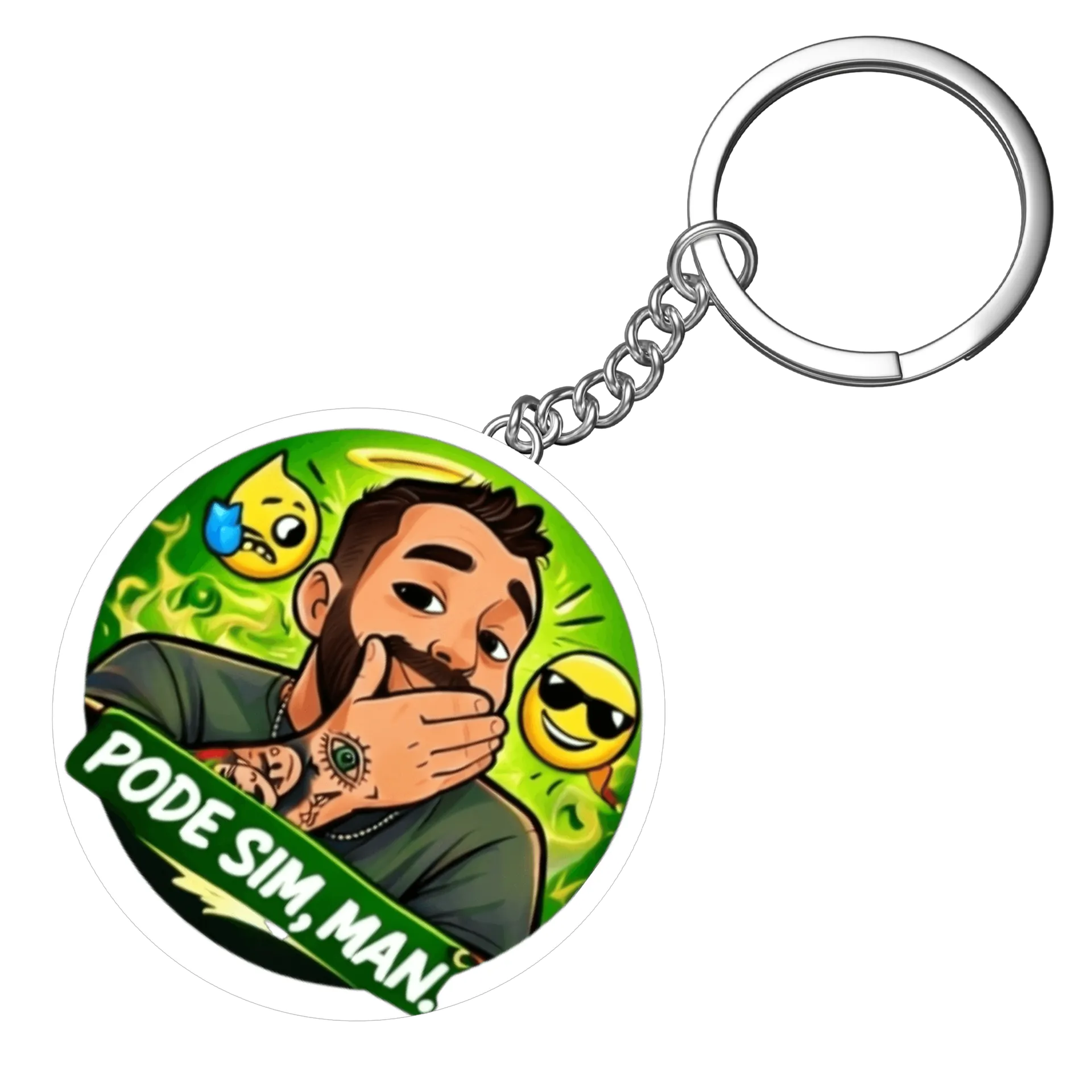 Chaveiro PODE SIM VERDE - Imagem 4