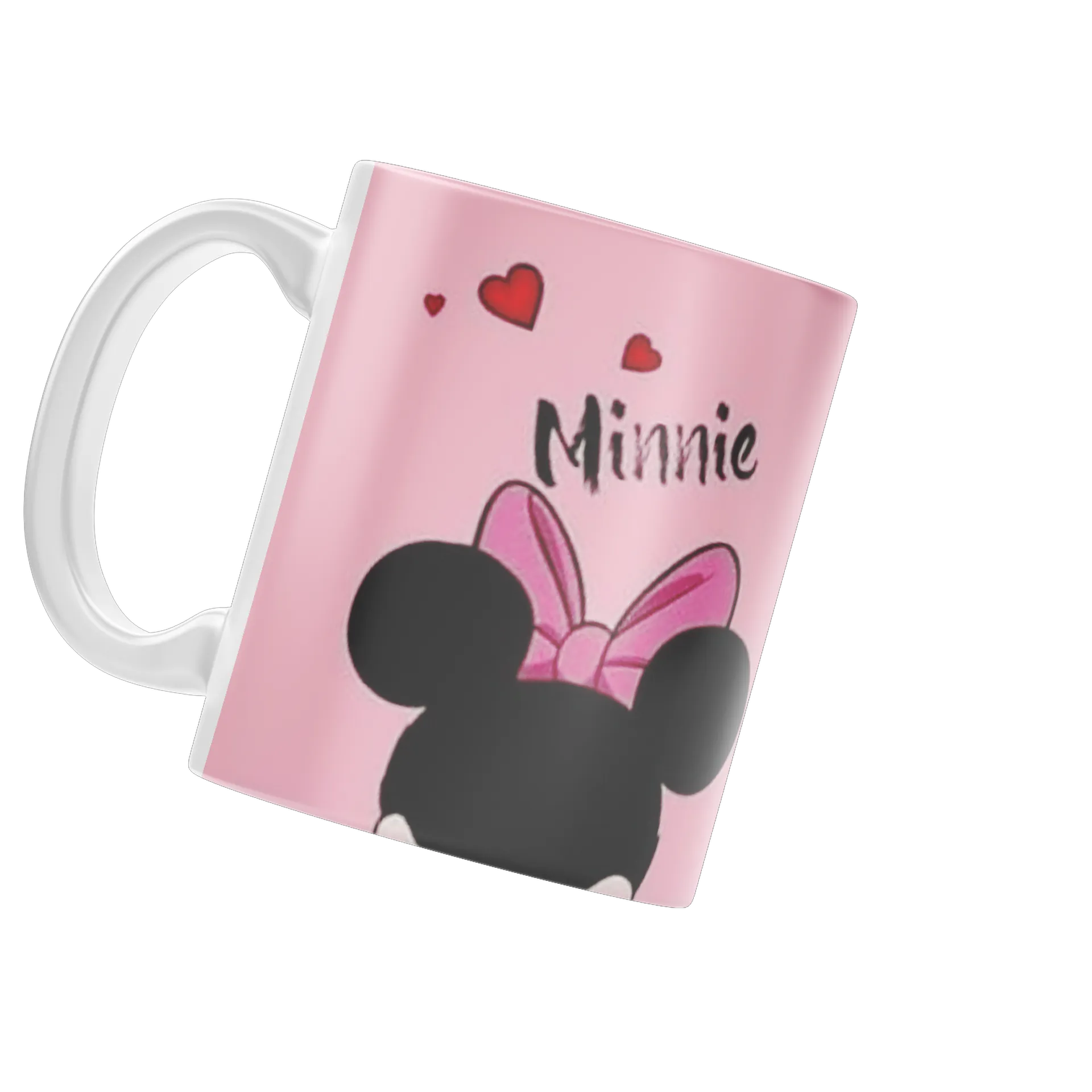 Caneca Porcelana Minnie Rosa 325ml - Imagem 3