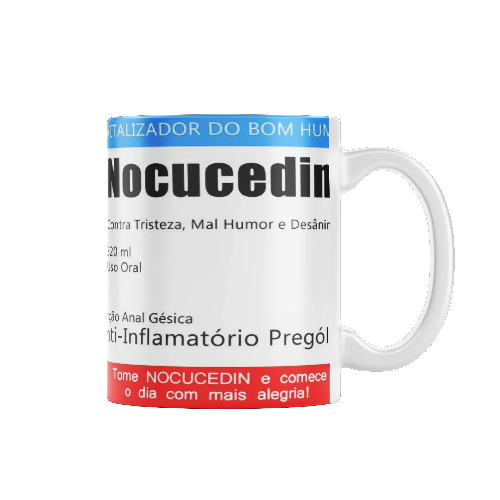 Caneca Porcelana Nocucedin 320ml - Imagem 1
