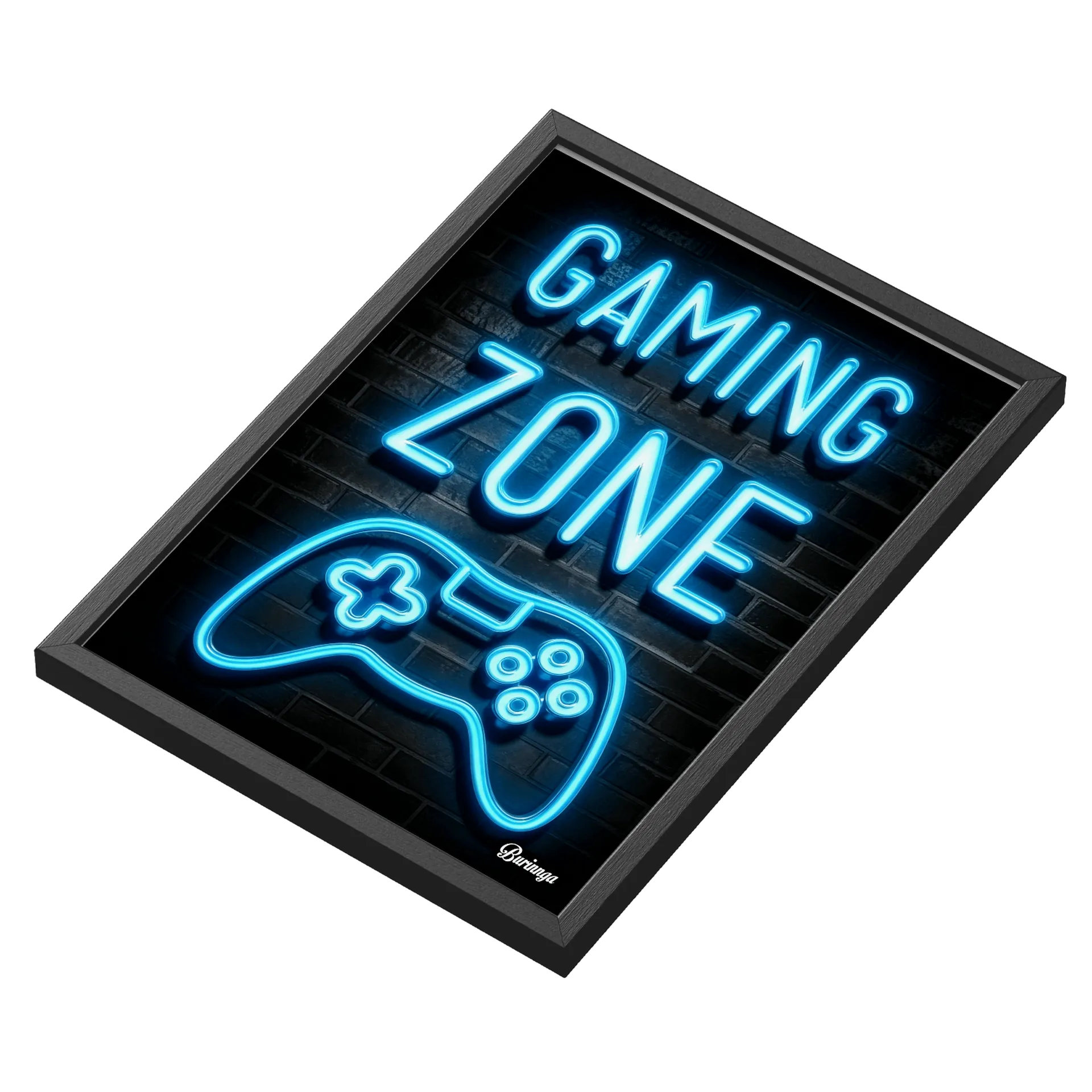 Quadro A3 personalizado 3D GAMING ZONE - Imagem 3