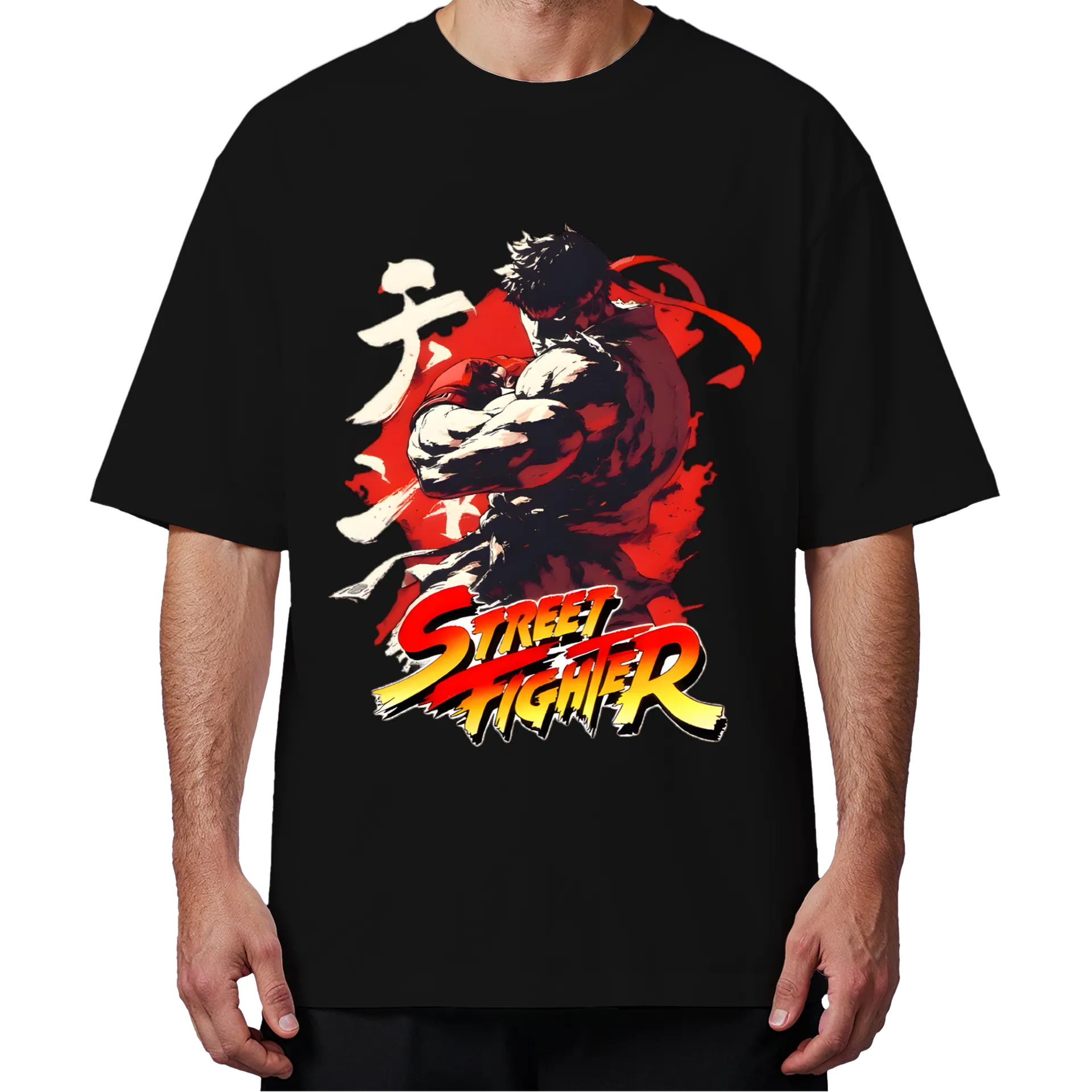 Camiseta Oversized Ryu Street Fighter - Imagem 4