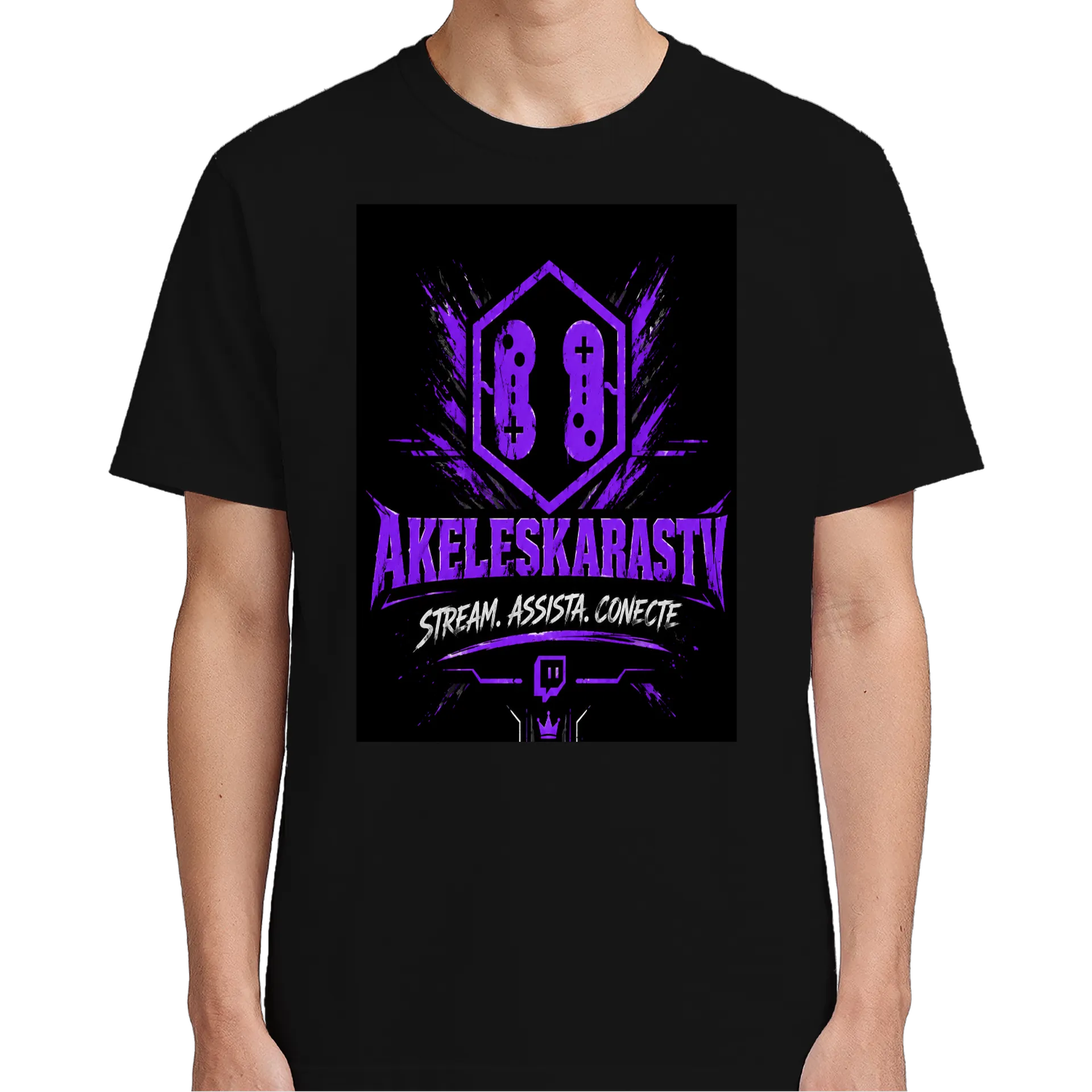 Camiseta personalizada de akeleskarastv — imagem 4 de 6