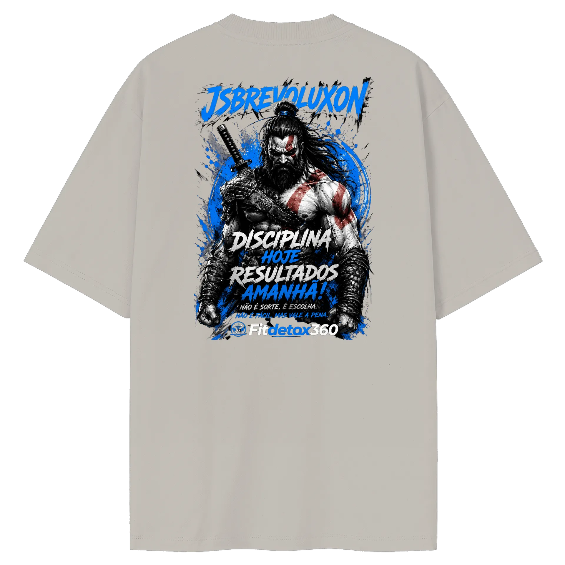 Camiseta Oversized JsbrevoluxonDisciplina & Foco Premium Tee - Imagem 2