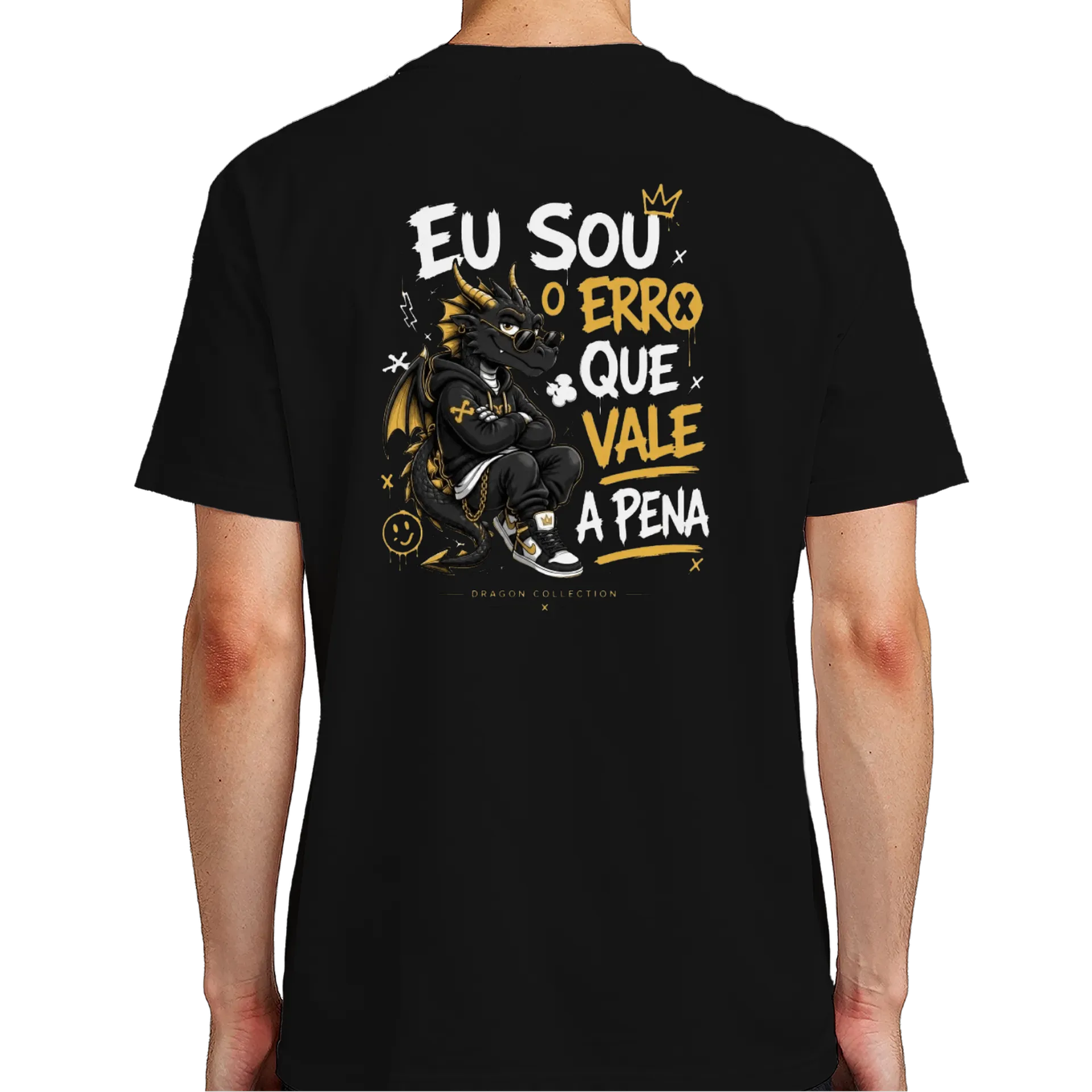 Camiseta Dragão Estilizado 100% Algodão - Imagem 7