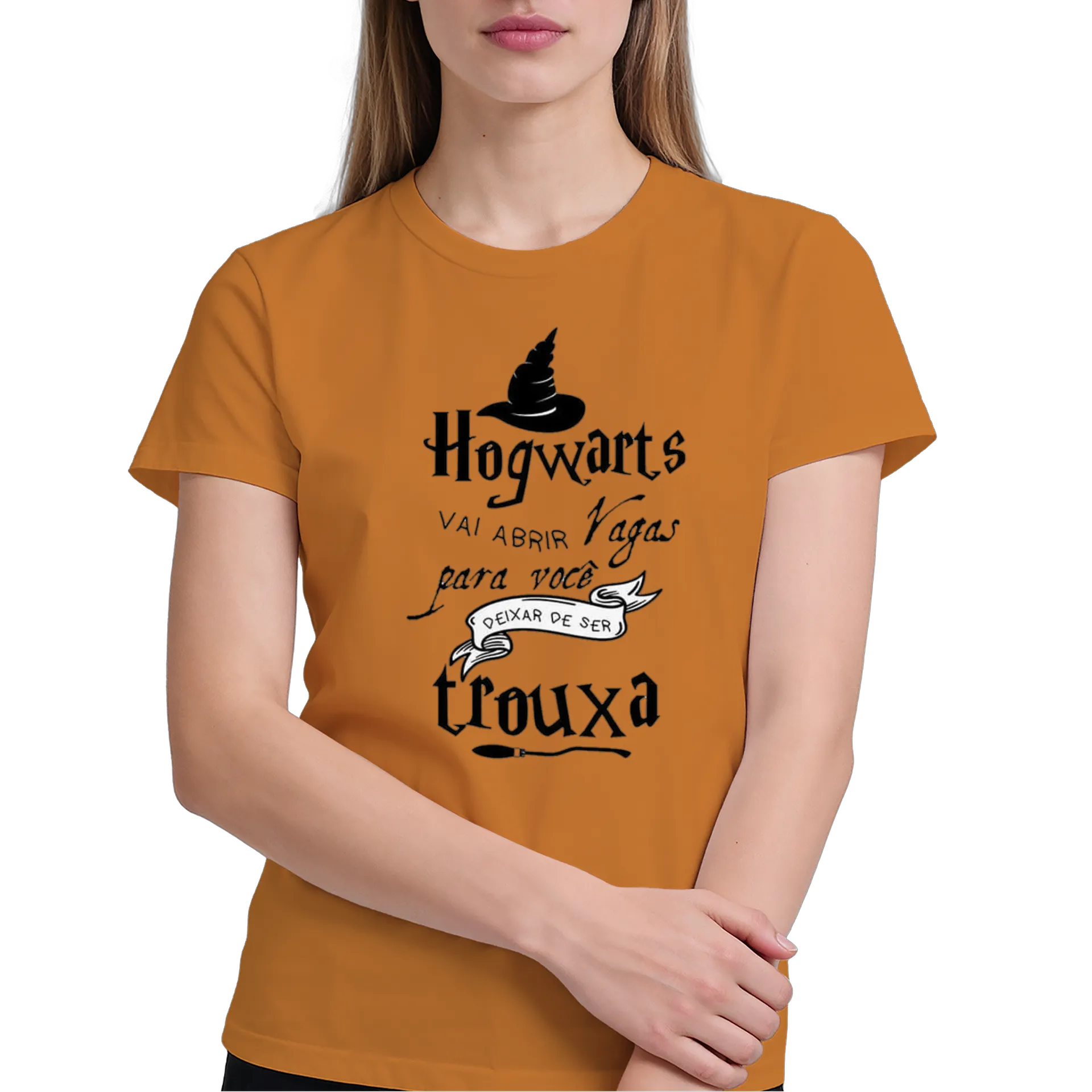 Camiseta Hogwarts Deixar de Ser Trouxa 100% Algodão - Imagem 4