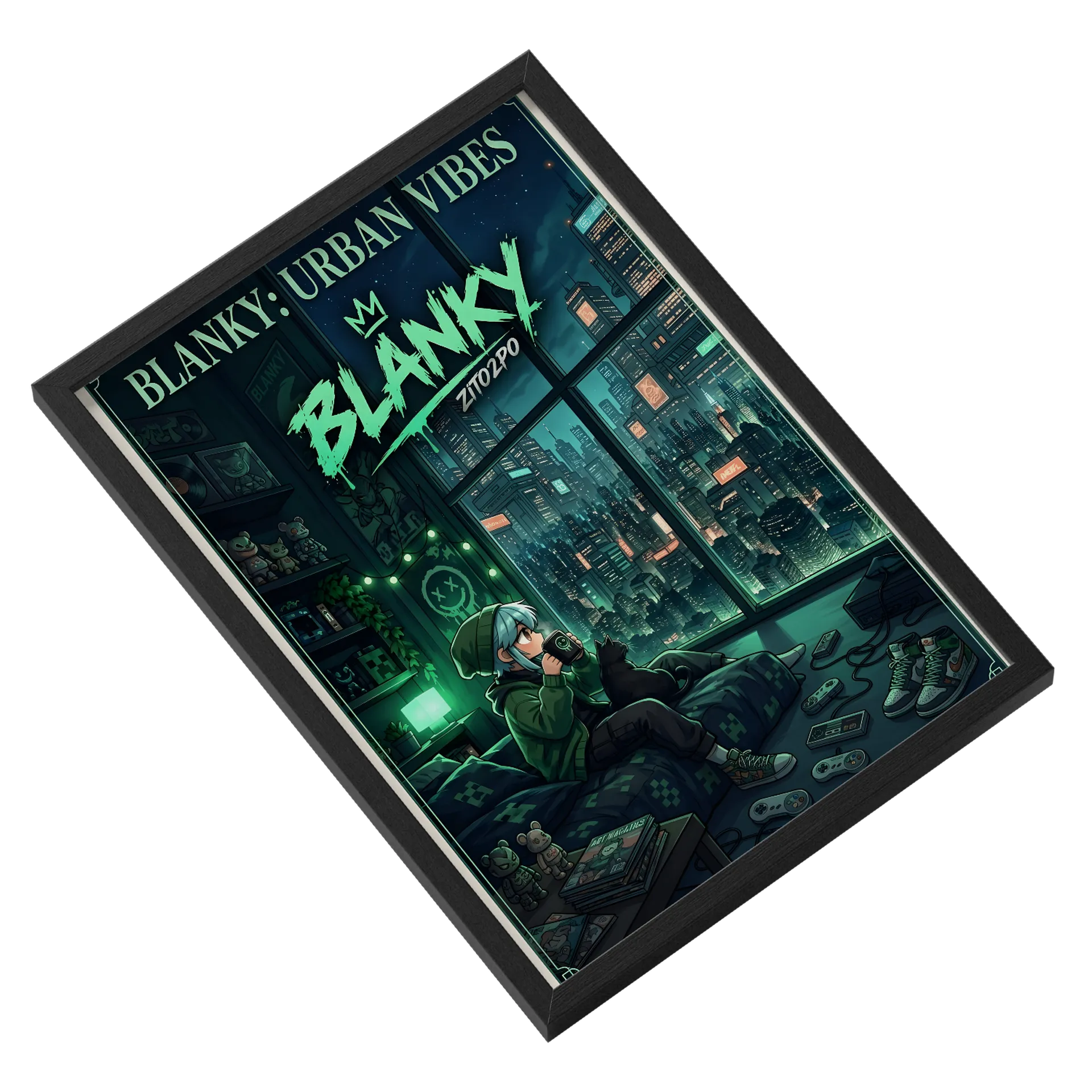 Poster Blanky: Urban Vibes Com Vidro de Blankyzito2p0 — imagem 2 de 3