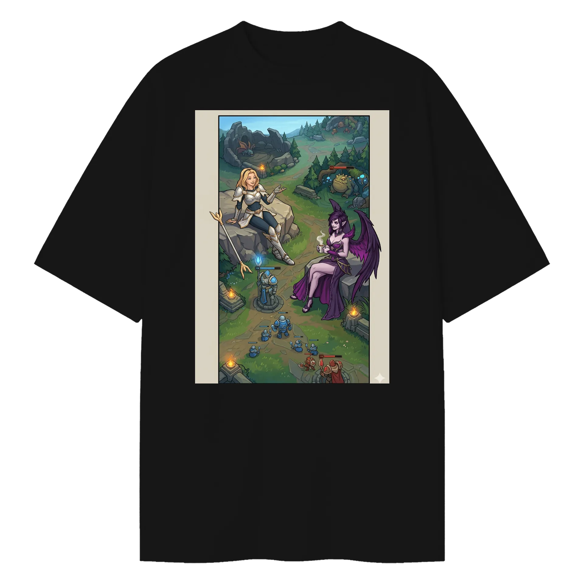 Camiseta Oversized LoL - Imagem 1