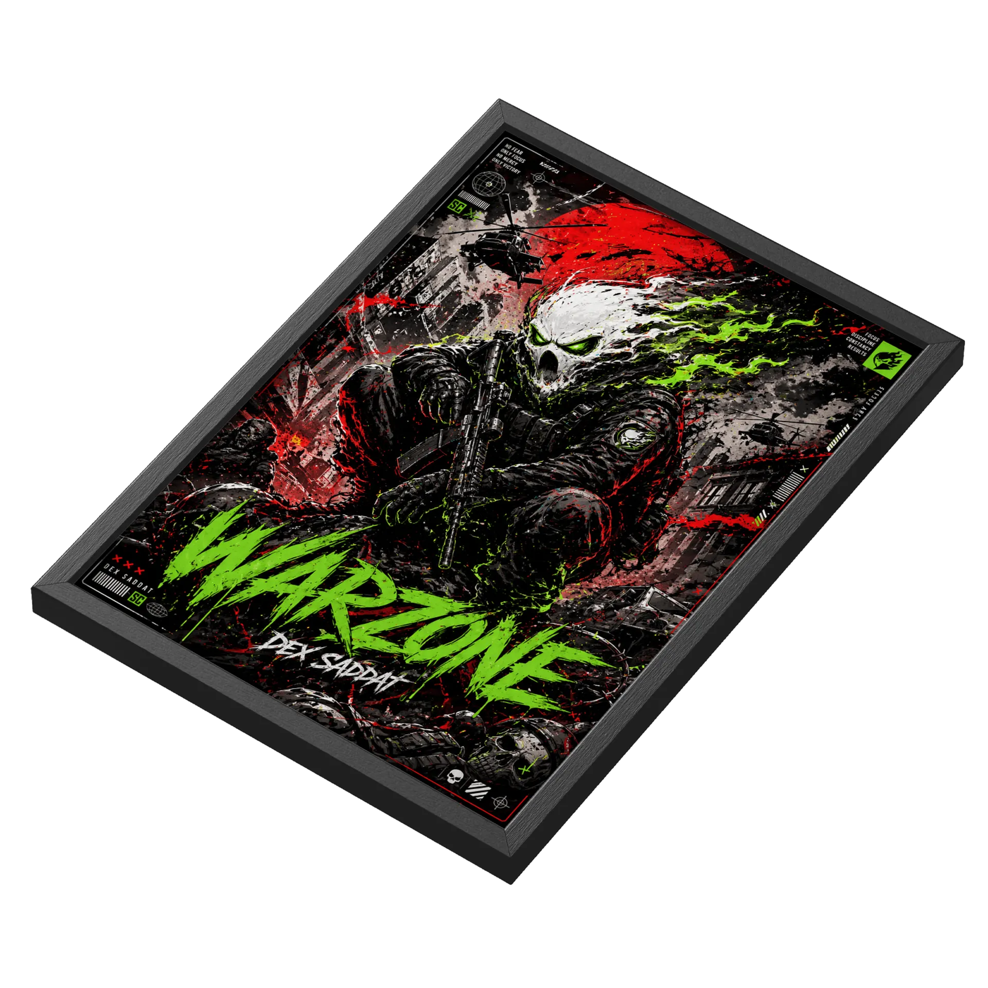 Quadro A3 Warzone Dex Saddat Edition Apocalypse - Imagem 3