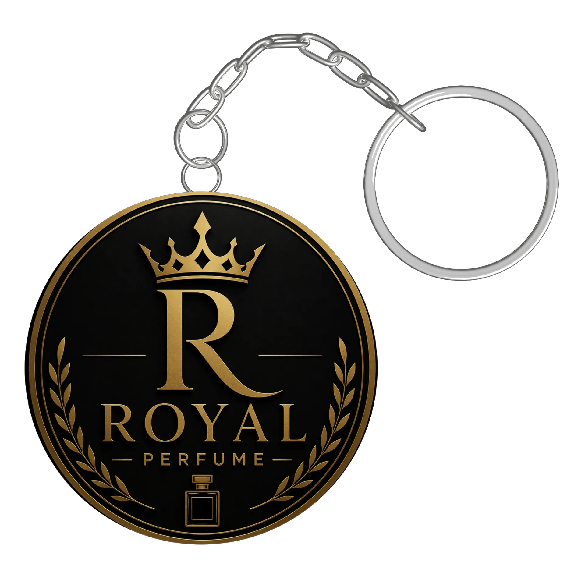 Chaveiro personalizado de Royal perfumes 