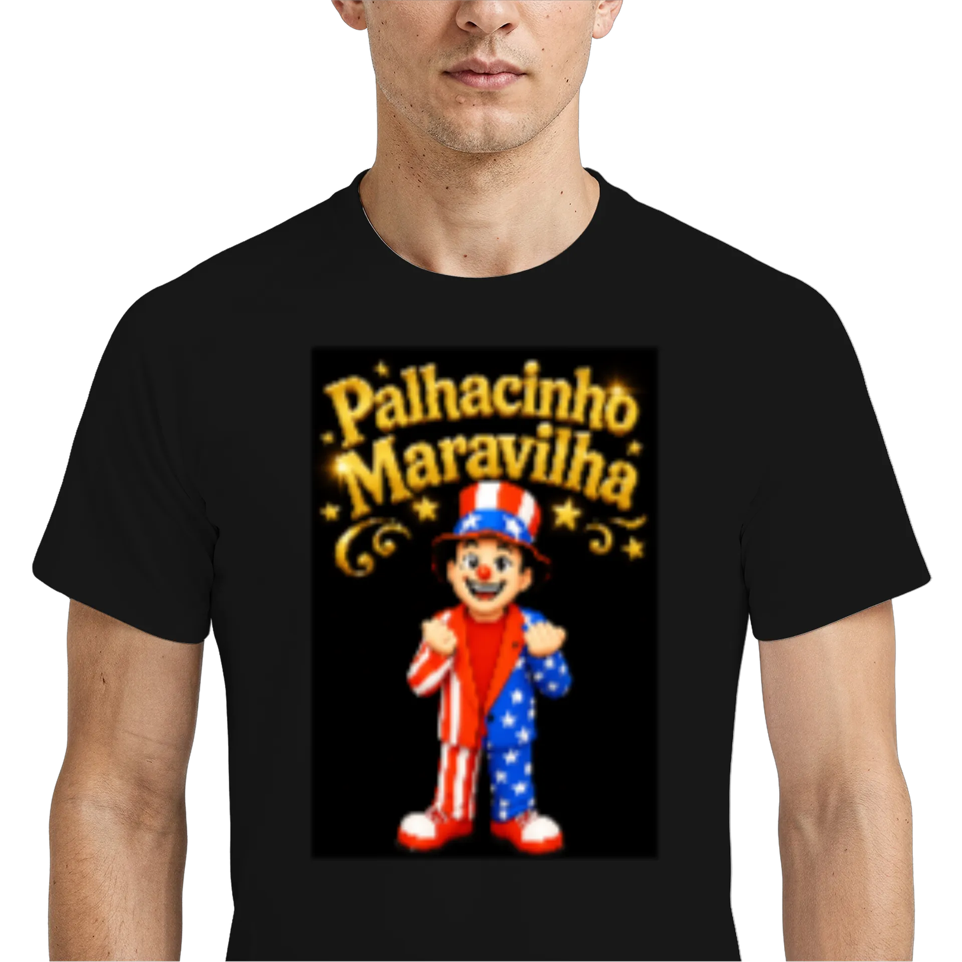 Camiseta Dry Fit Palhacinho Maravilha 100% Polyester - Imagem 4