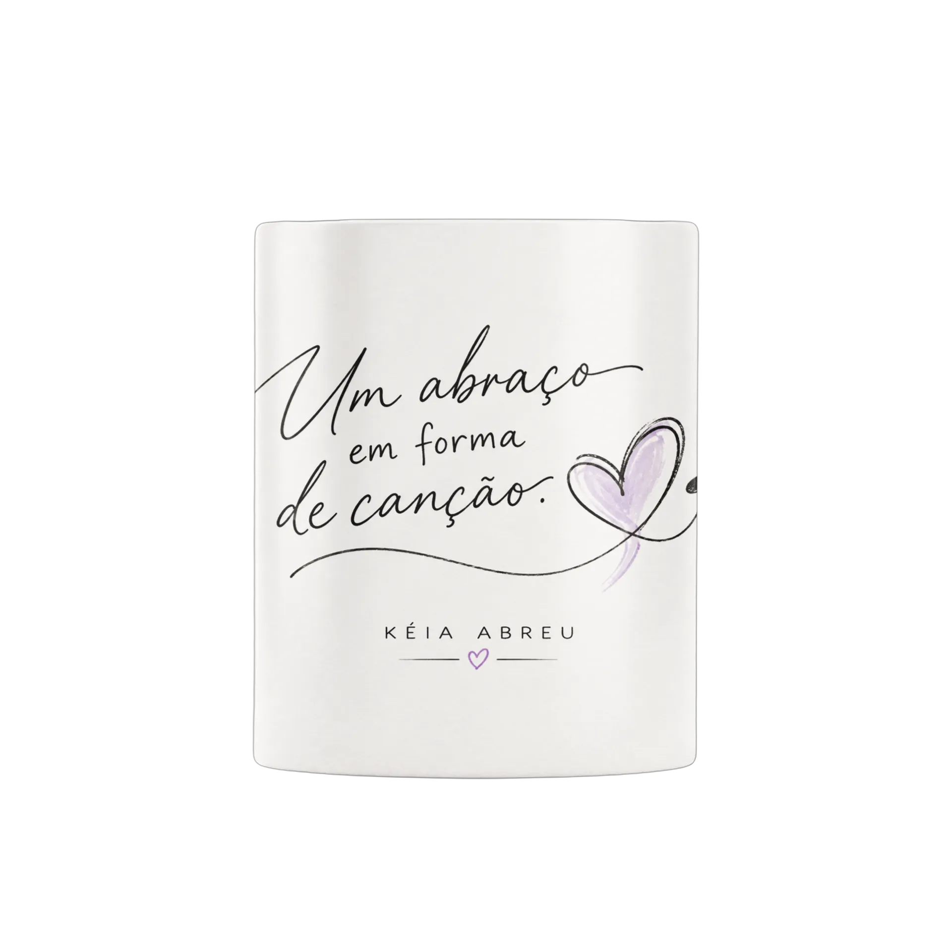 Caneca Estampa Amálgama de Coração Música 325ml - Imagem 1