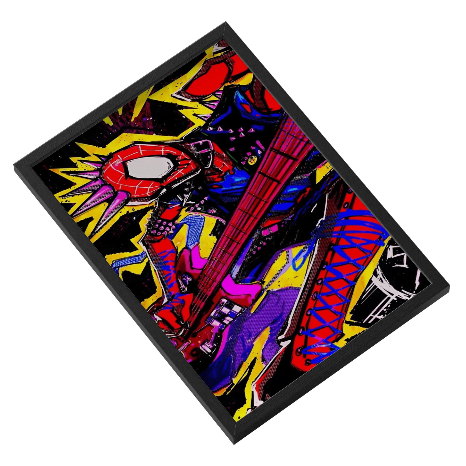 Quadro Homem Aranha Phonk A3 com Vidro MDF e Vidro de Morpheus_ofc — imagem 2 de 3