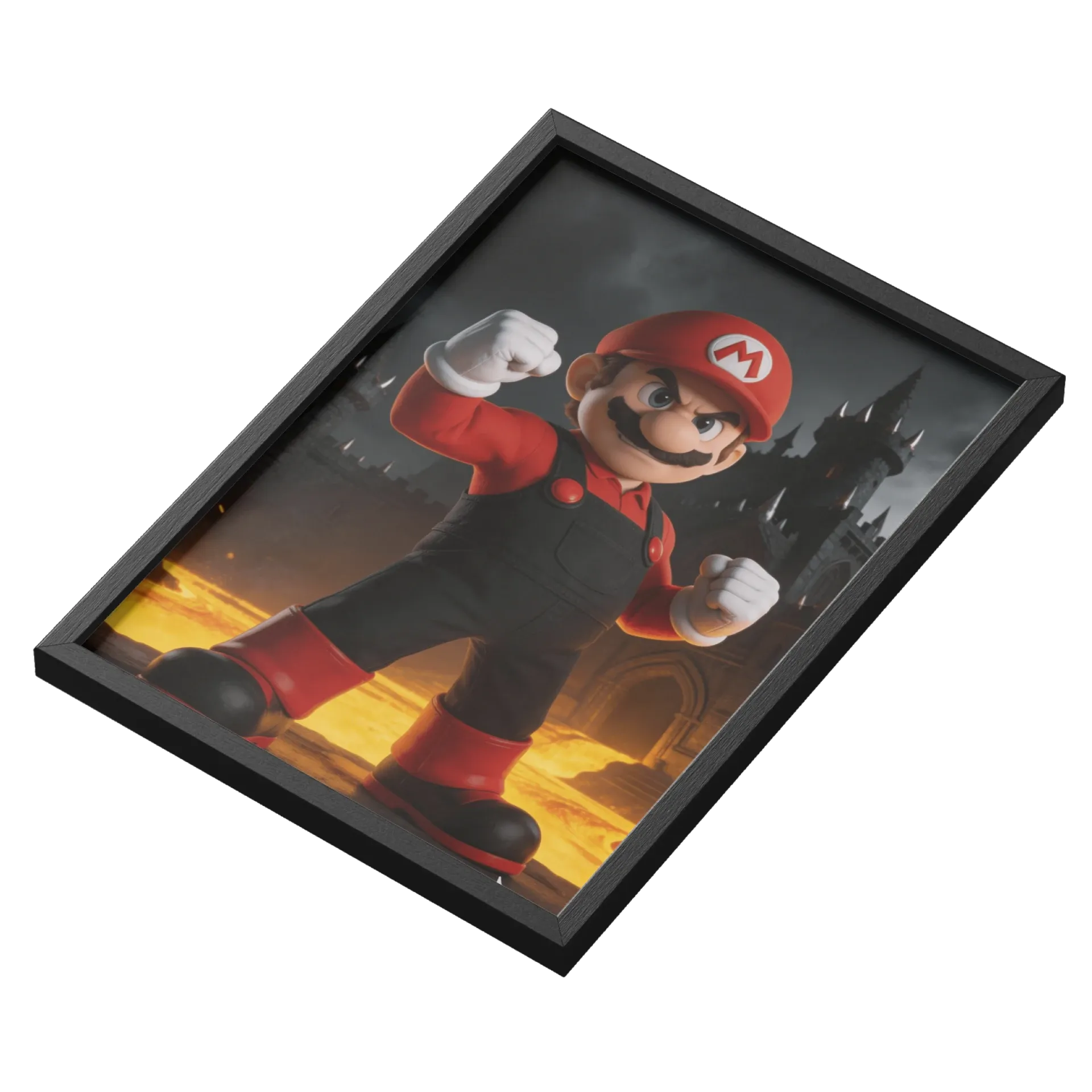 Quadro A3 personalizado Mario Reverso - Imagem 3