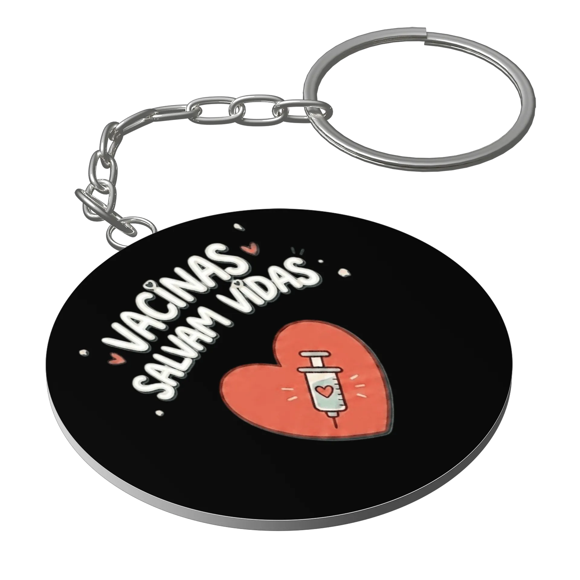 Chaveiro personalizado vacina - Imagem 1
