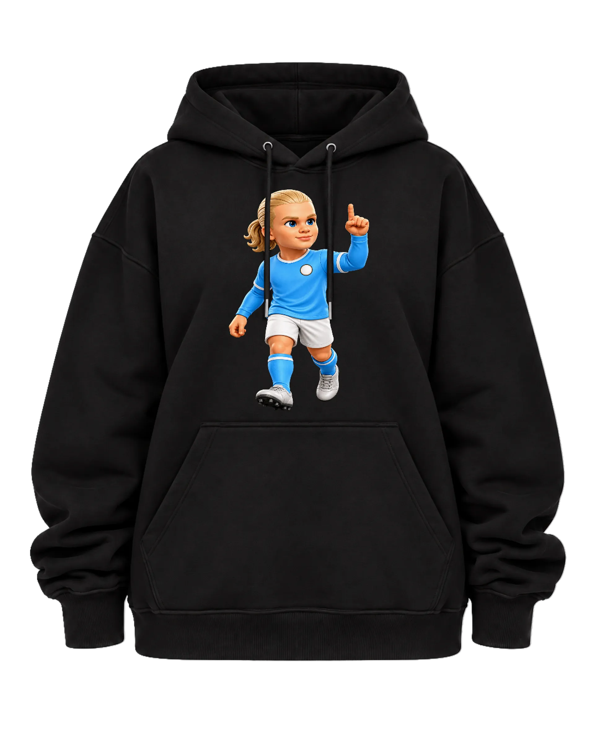 Blusa Moletom Canguru Menina Jogadora em Estilo 3D Etison - Imagem 5