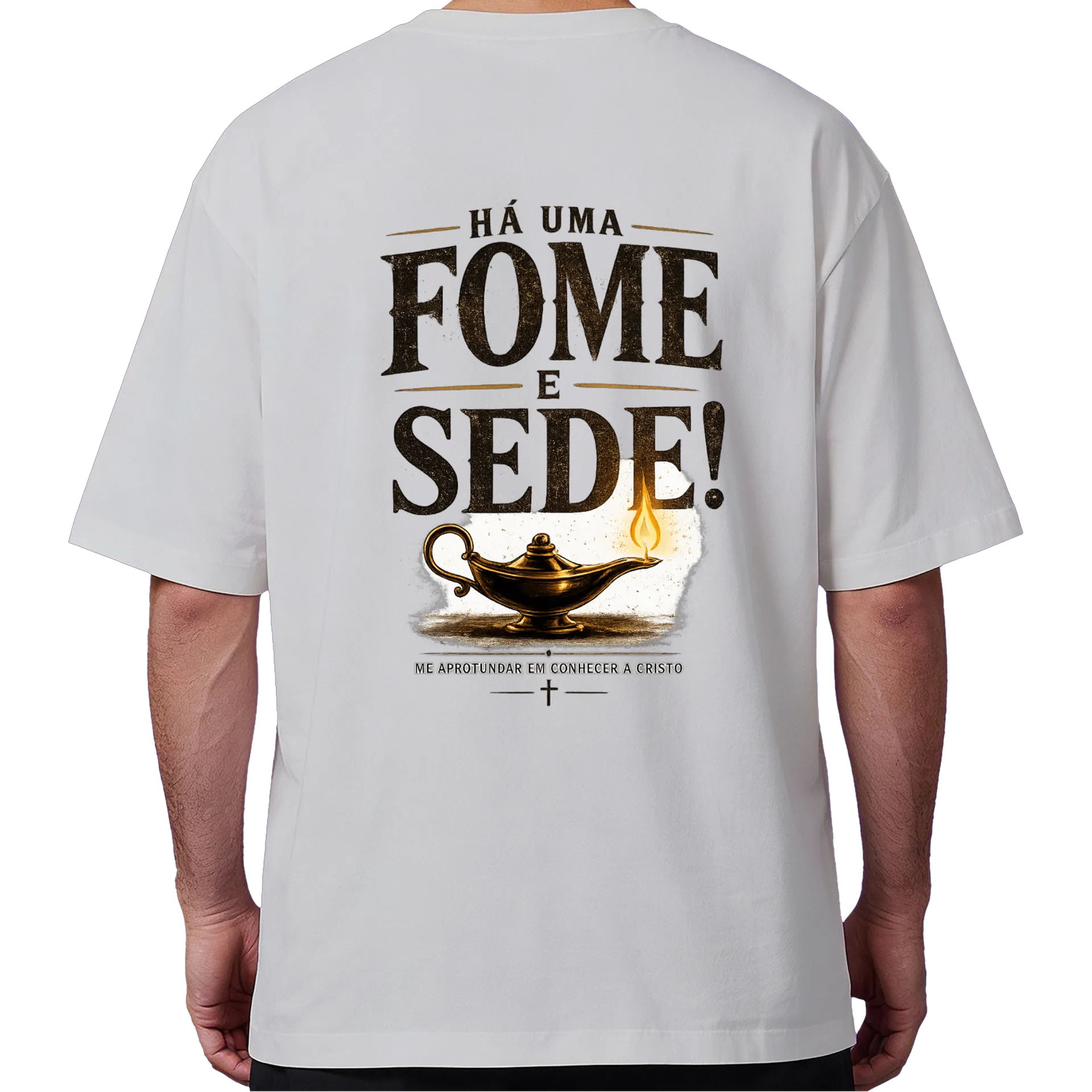Camiseta Oversized Lâmpada Mágica e Frases 100% Algodão - Imagem 6