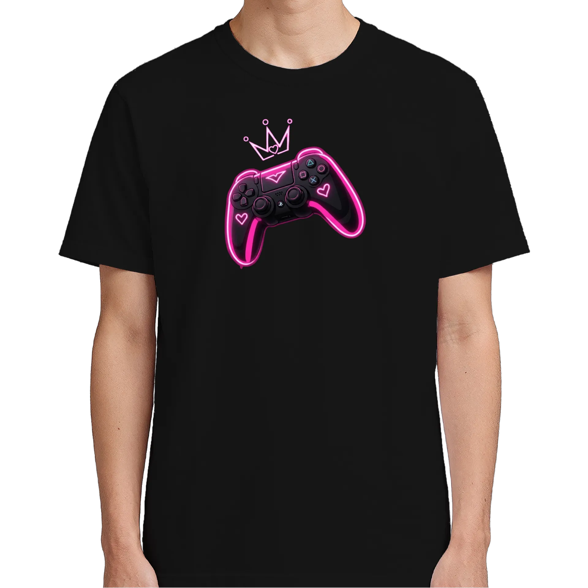 Camiseta control game rosa - Imagem 5