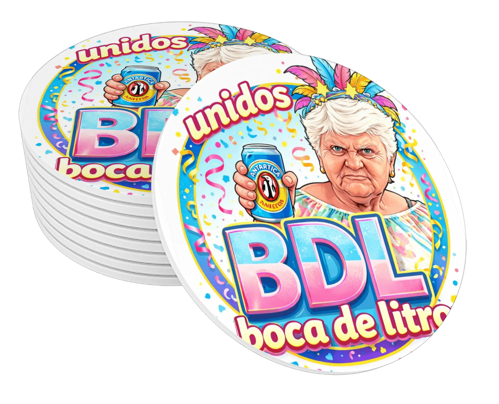 Porta-copos BDL de oibiro — imagem 1 de 3