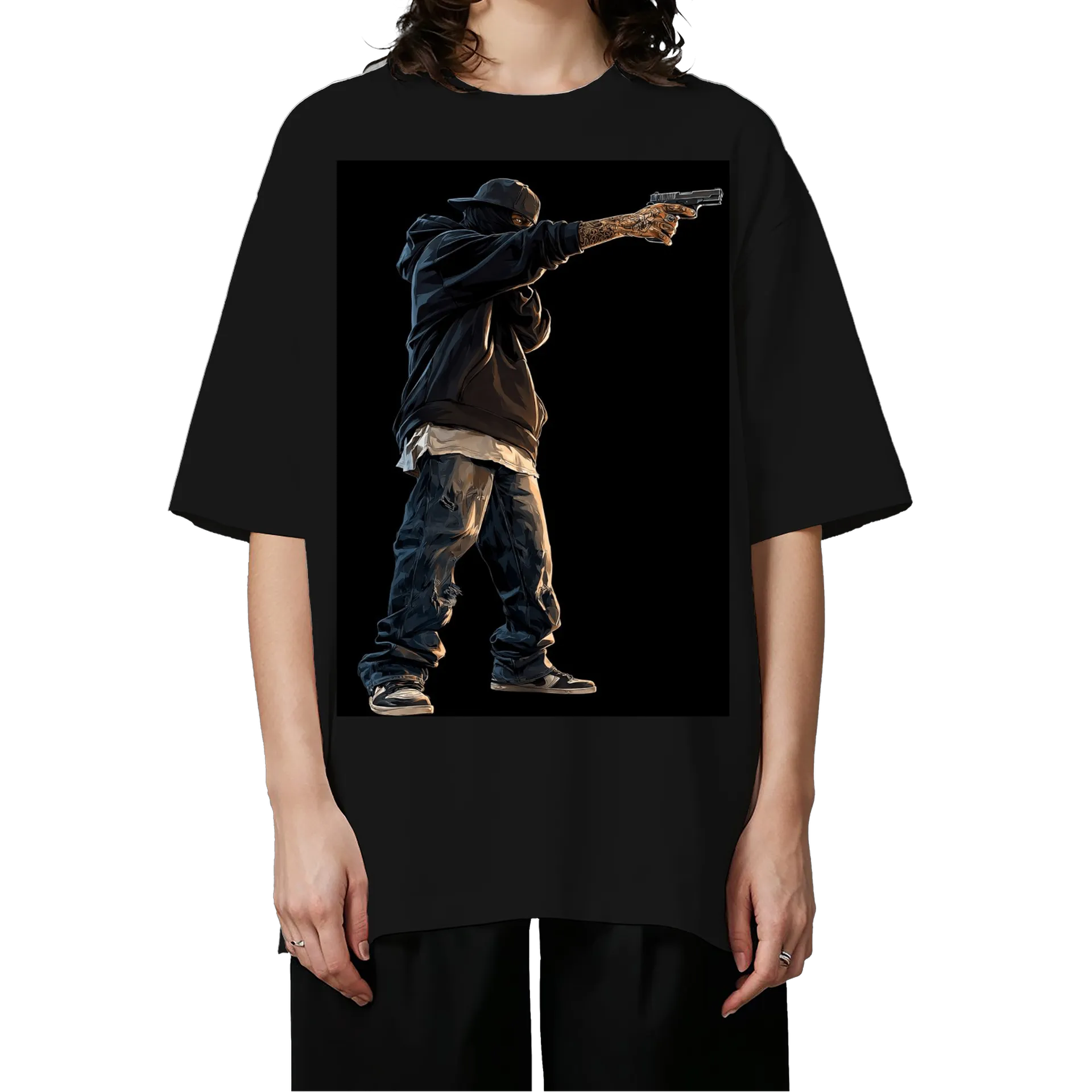 Camiseta Oversized de Kreyòl Style — imagem 3 de 6