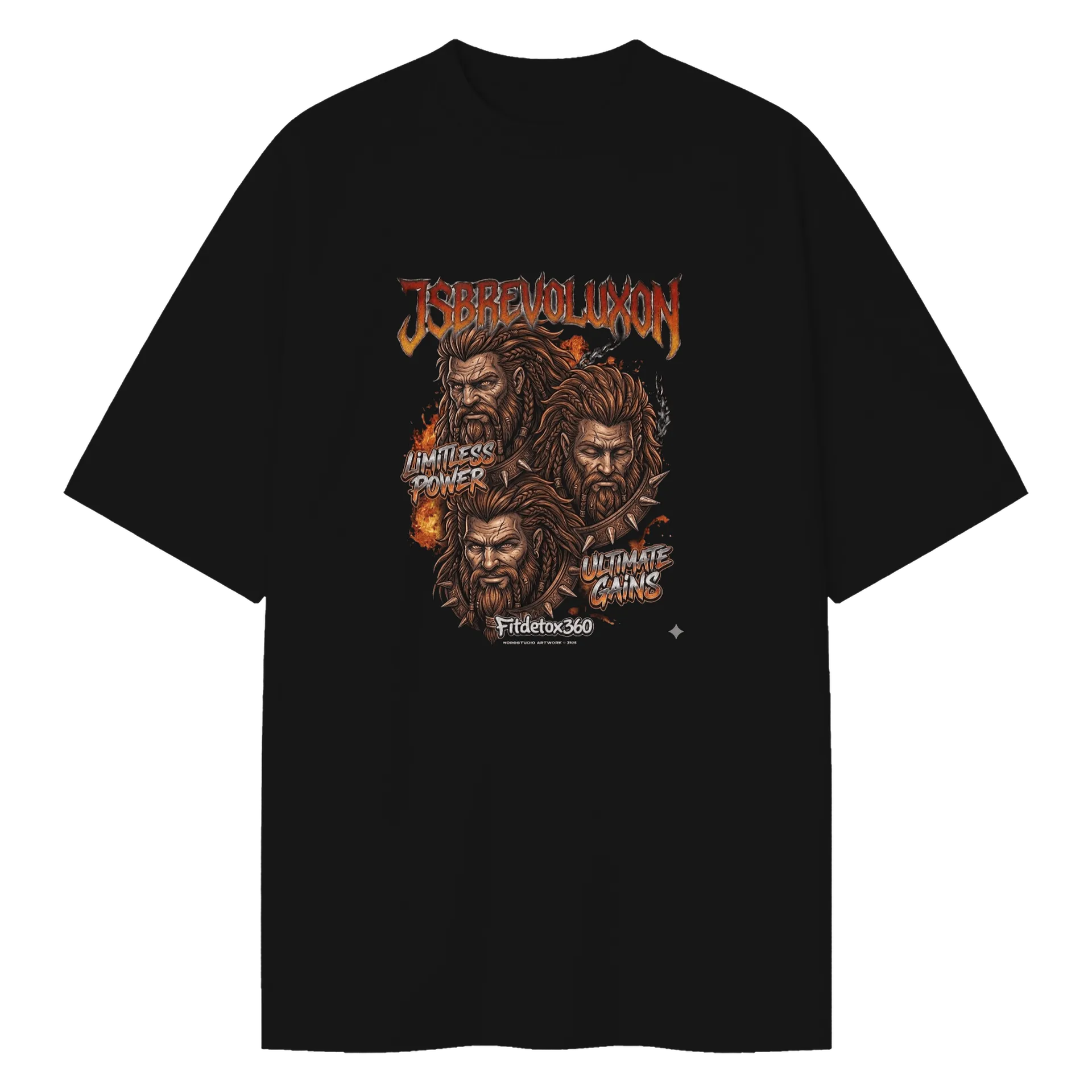 Camiseta Oversized Beast Mode JS - Imagem 1