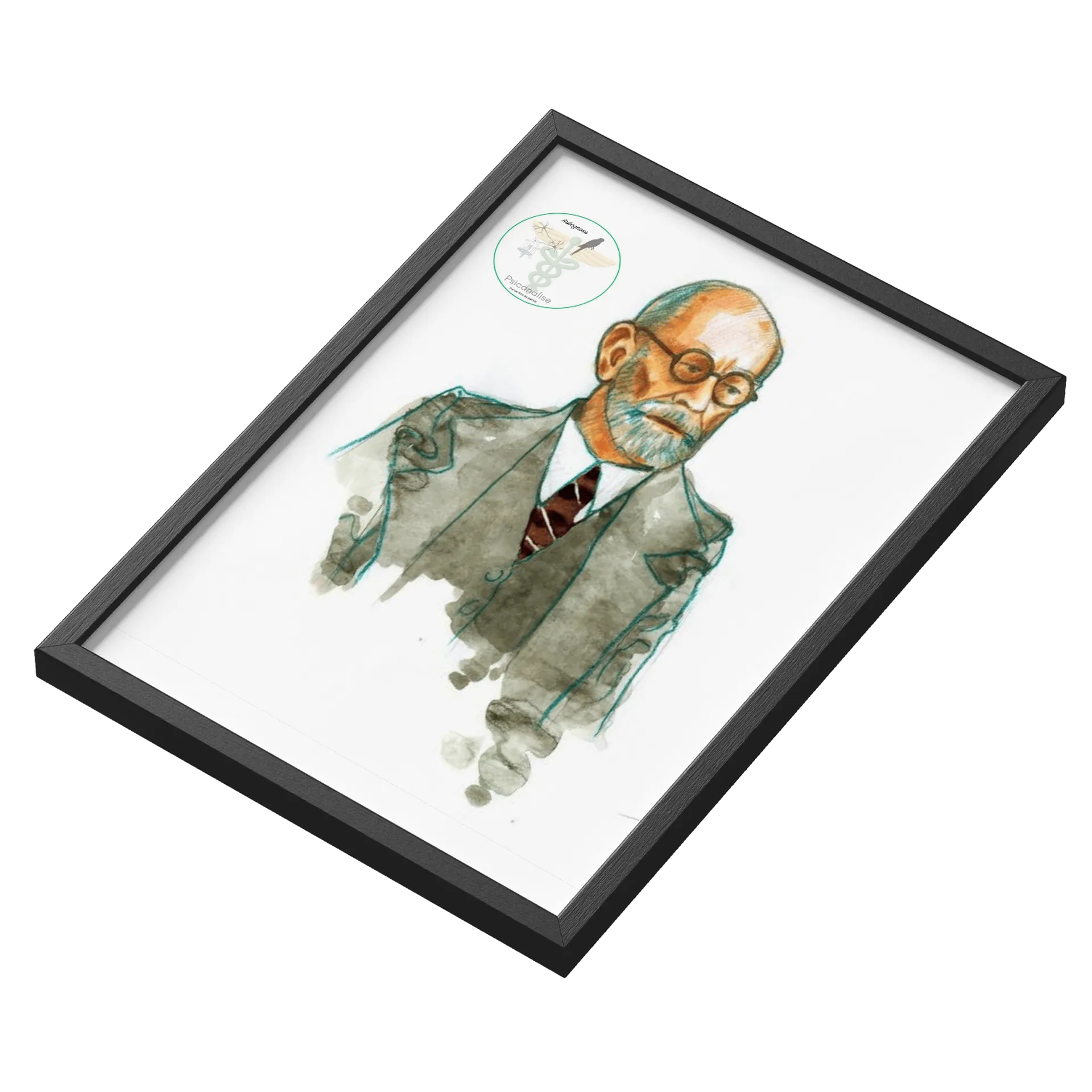 Quadro Retrato Artístico A3 MDF e Vidro - Imagem 3