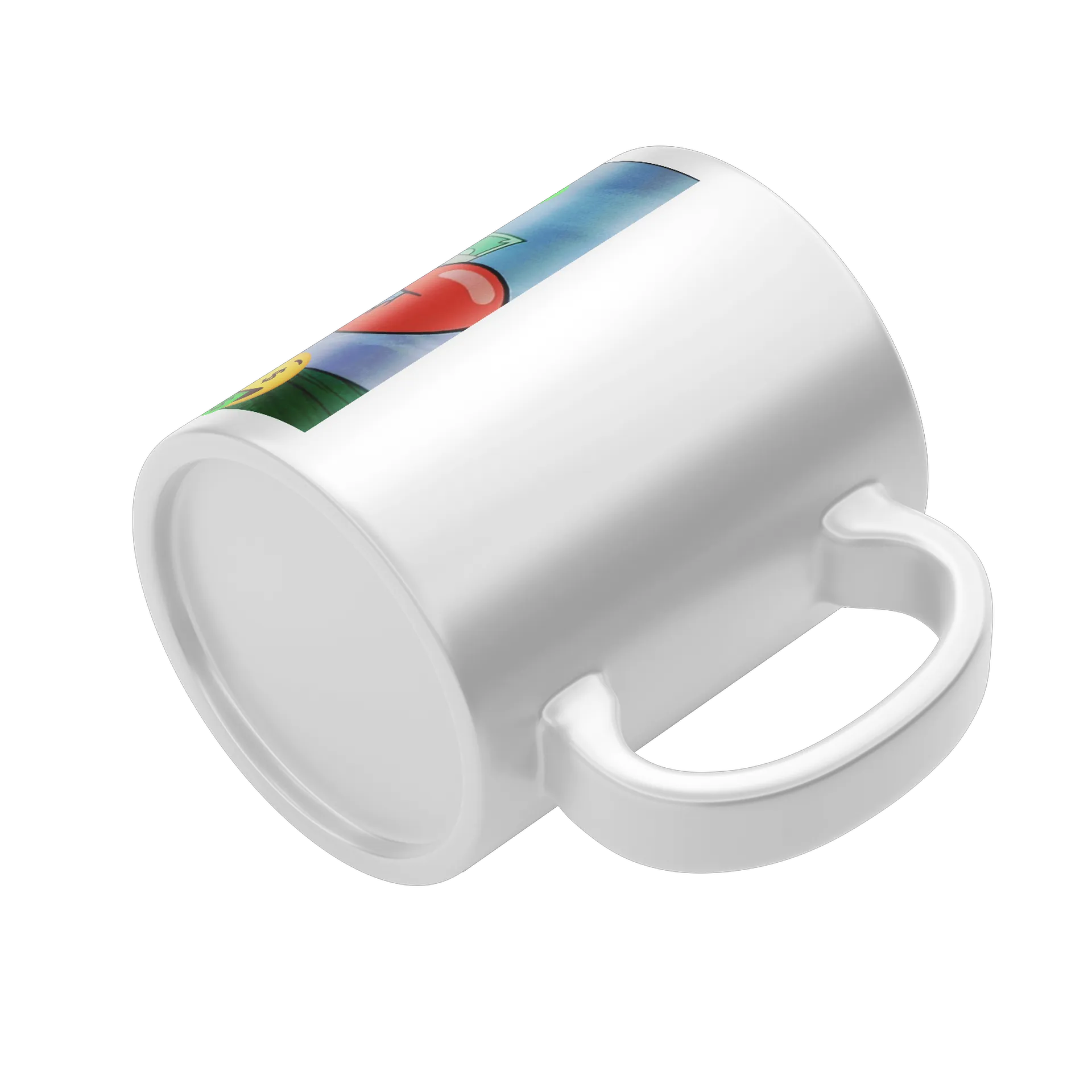 Caneca Seu Sirigueijo: Olá! Eu gosto de dinheiro! 🤑 - Imagem 5