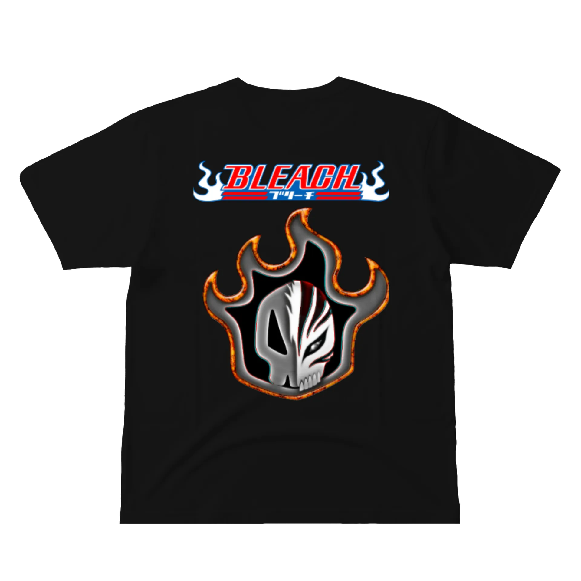 Camiseta Bleach Estampa Chamas 100% Algodão - Imagem 3