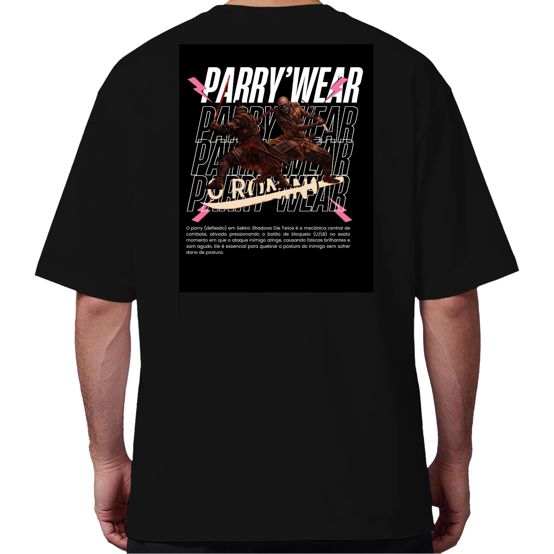 Camiseta Oversized “O Ronin + 7 Mandamentos do Parry”  - Imagem 6
