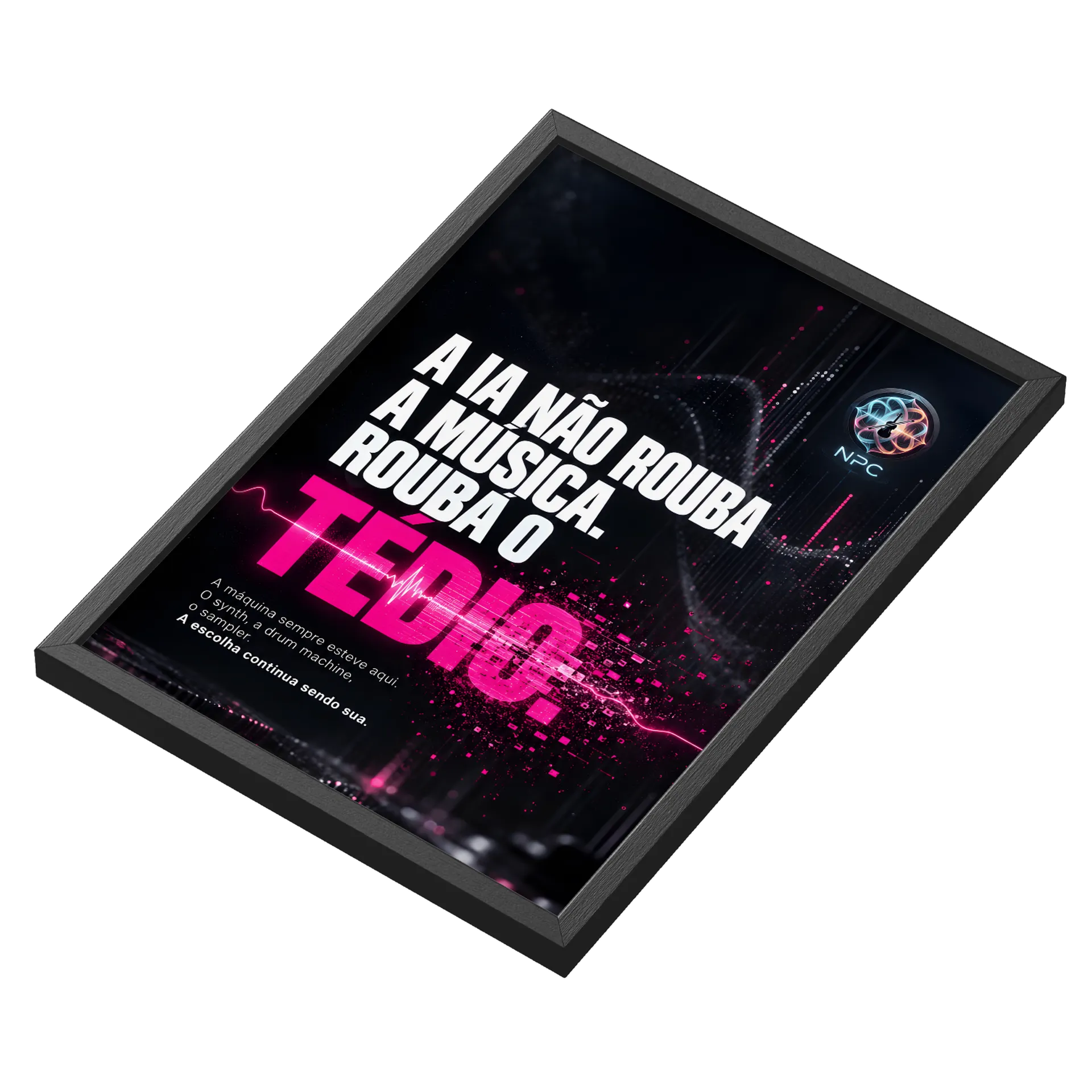 Quadro A3 personalizado Com Vidro de Neural Pulse Co. — imagem 3 de 3