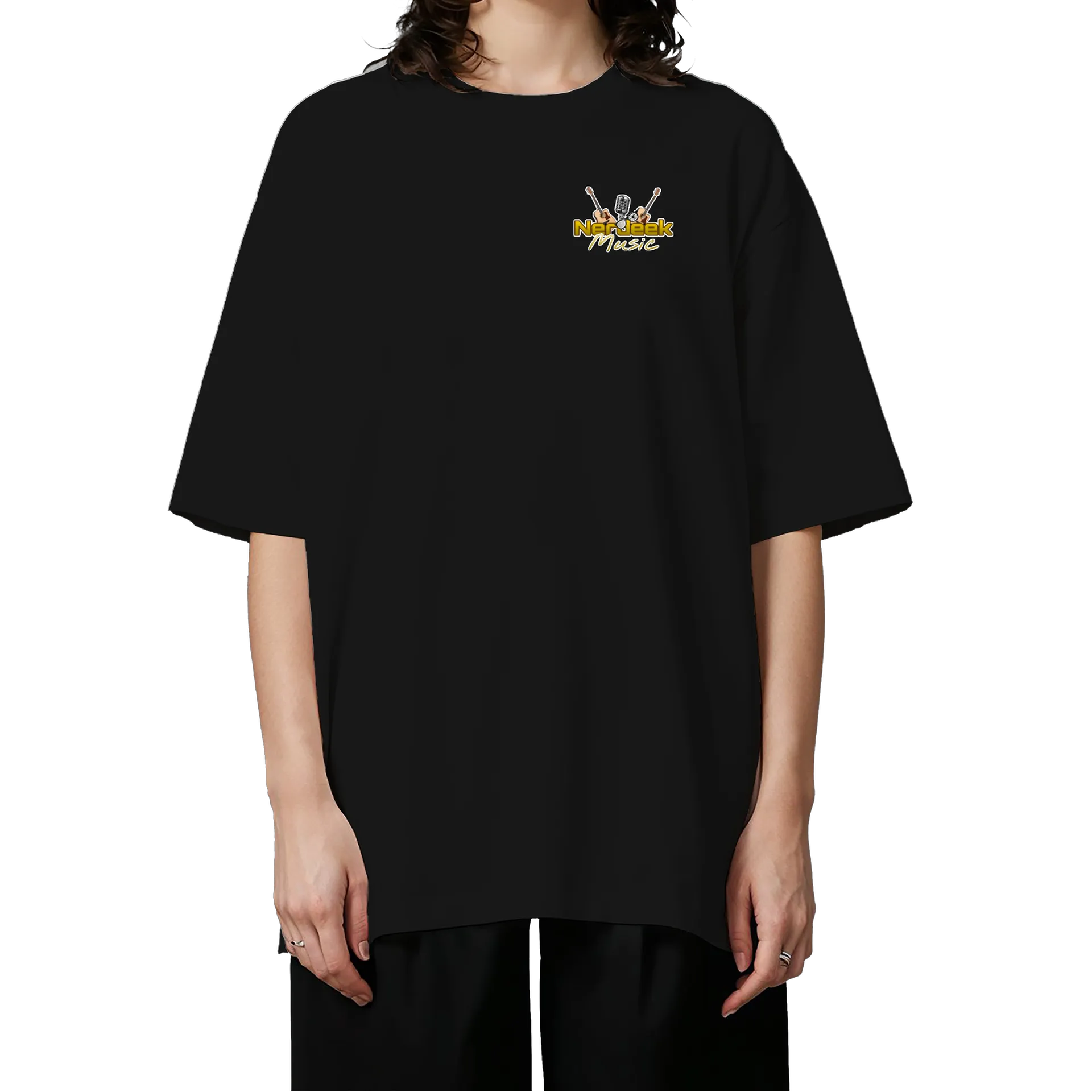 Camiseta Oversized Nerdeek Chibi Back - Imagem 3