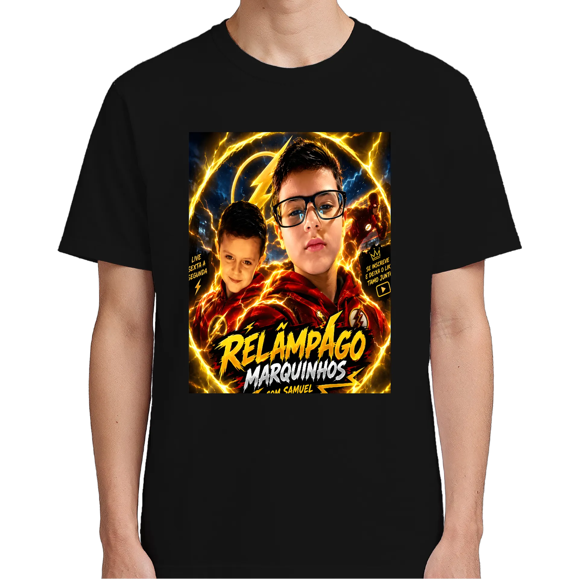Camisa do skibili tolet e do meu canal de Brasil Crown Store — imagem 4 de 6