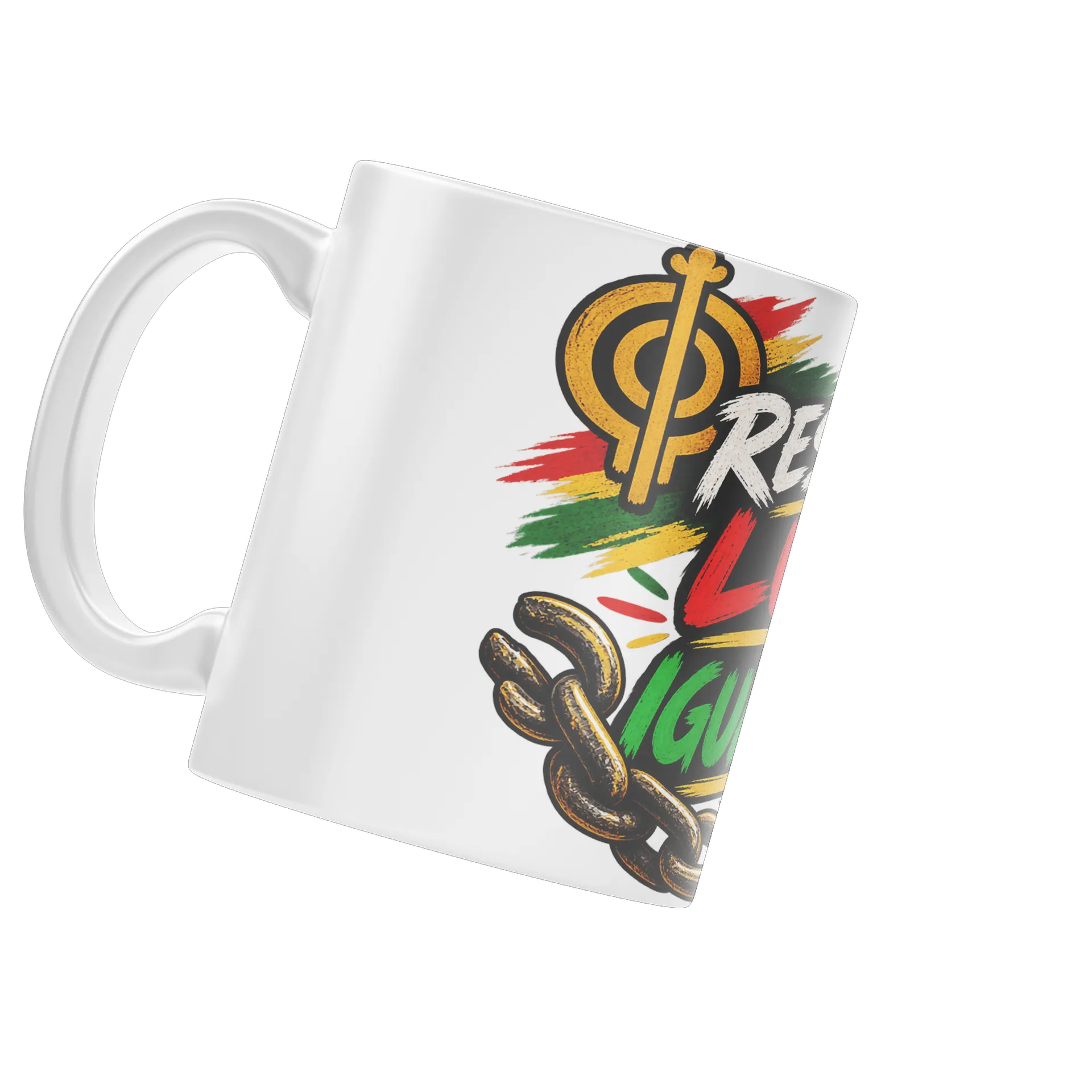 Caneca Estampa Tipográfica Respeito Luta e Igualdade 325ml - Imagem 3