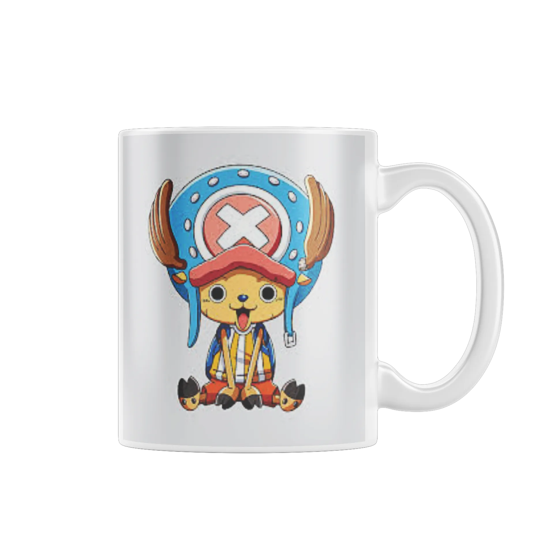 Caneca Porcelana Personagem Anime Chopper Branco 325ml - Imagem 1