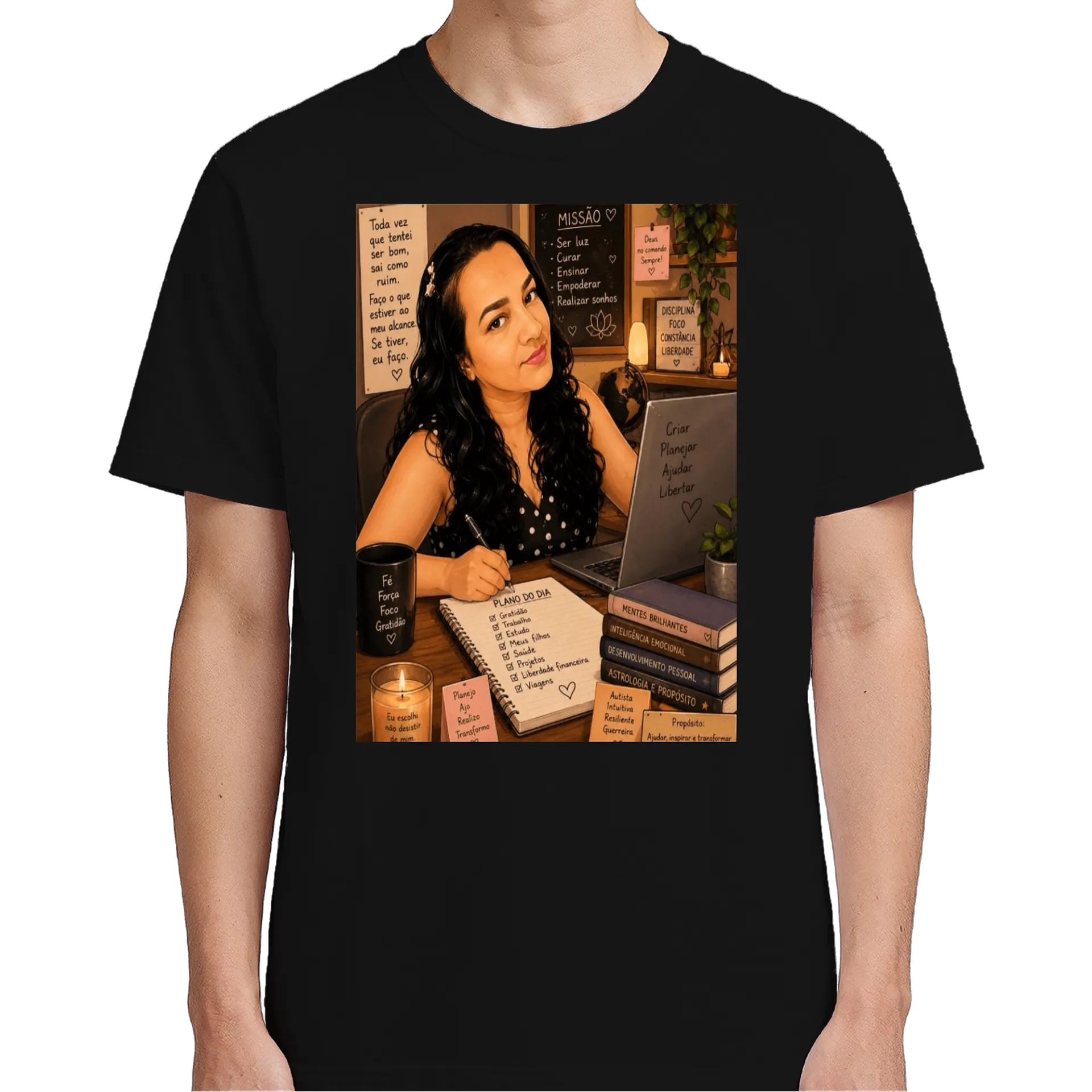 Camiseta personalizada de adrianna — imagem 4 de 6
