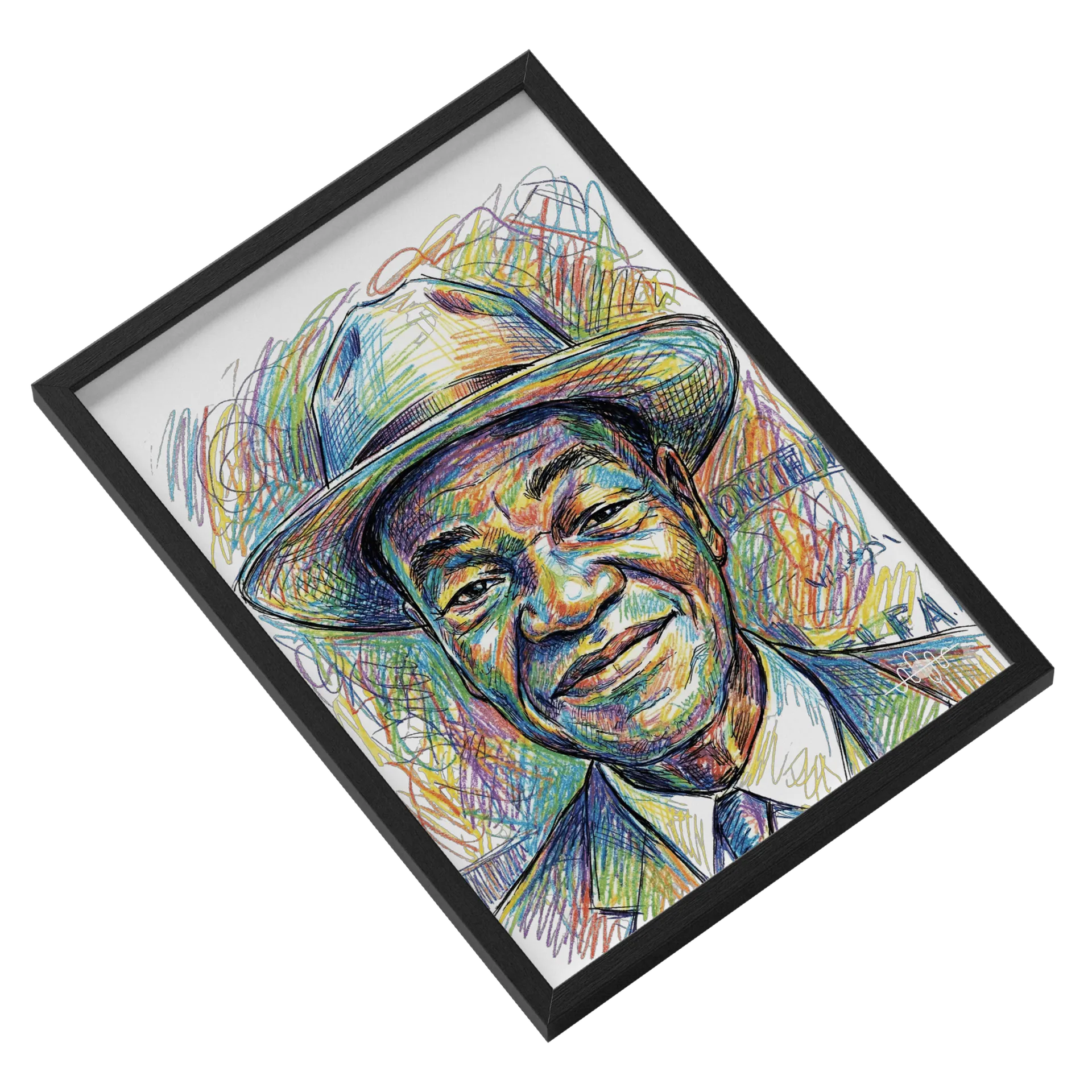 Quadro A3 Clube do Samba & Choro - Pixinguinha - Imagem 2