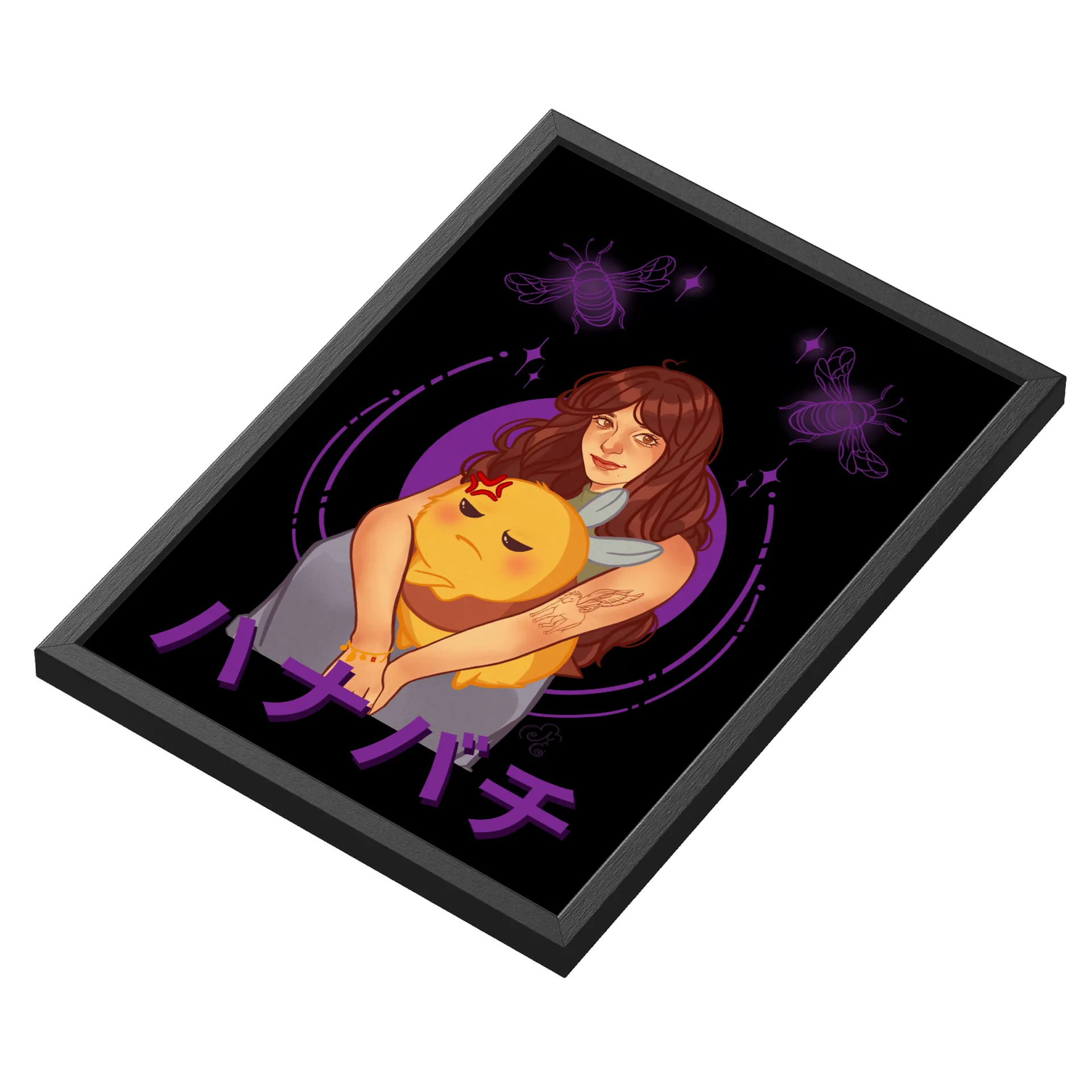 Quadro "Hanabachi" - Versão Roxa - Imagem 3