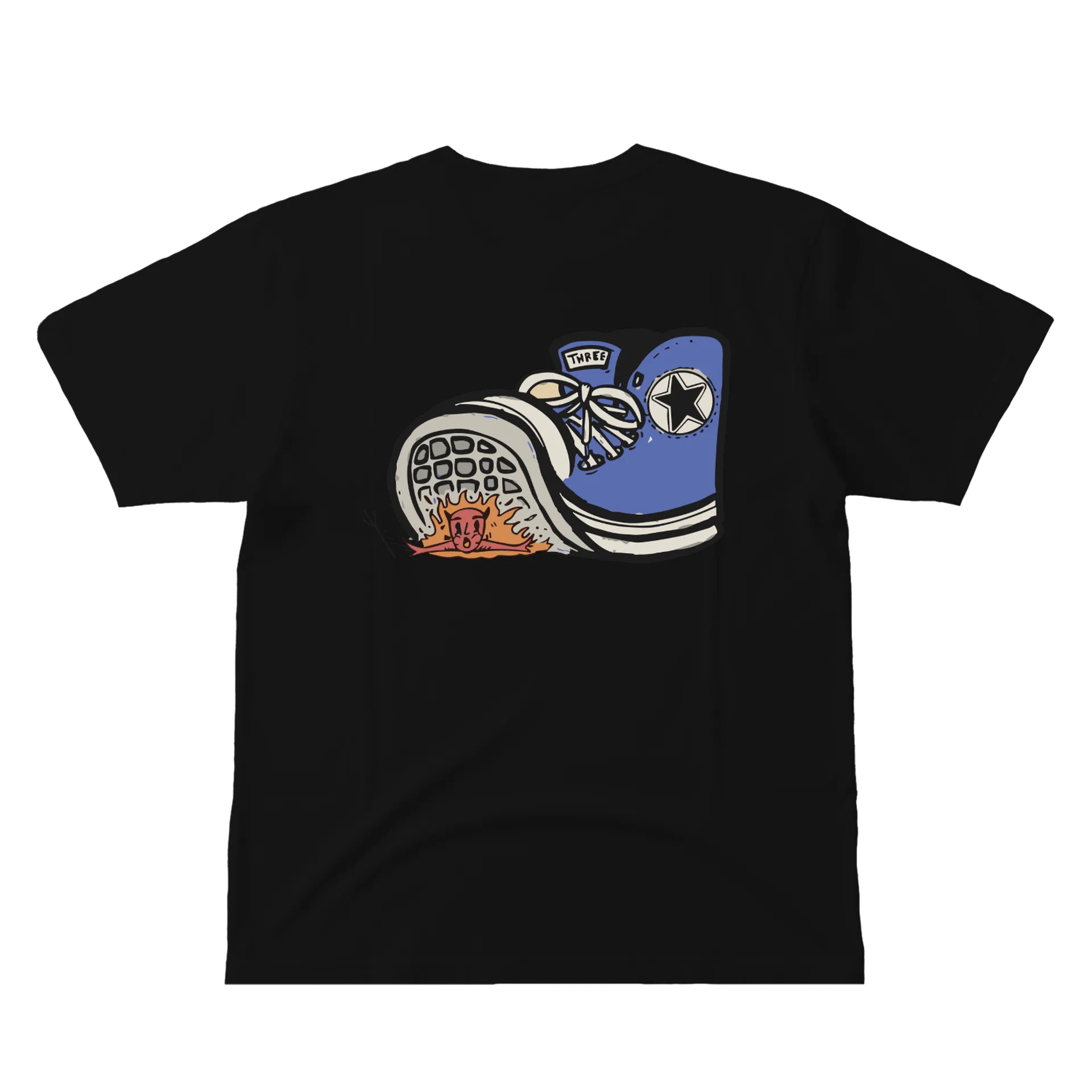 Camiseta Estampa iPray 100% Algodão Preto - Imagem 3